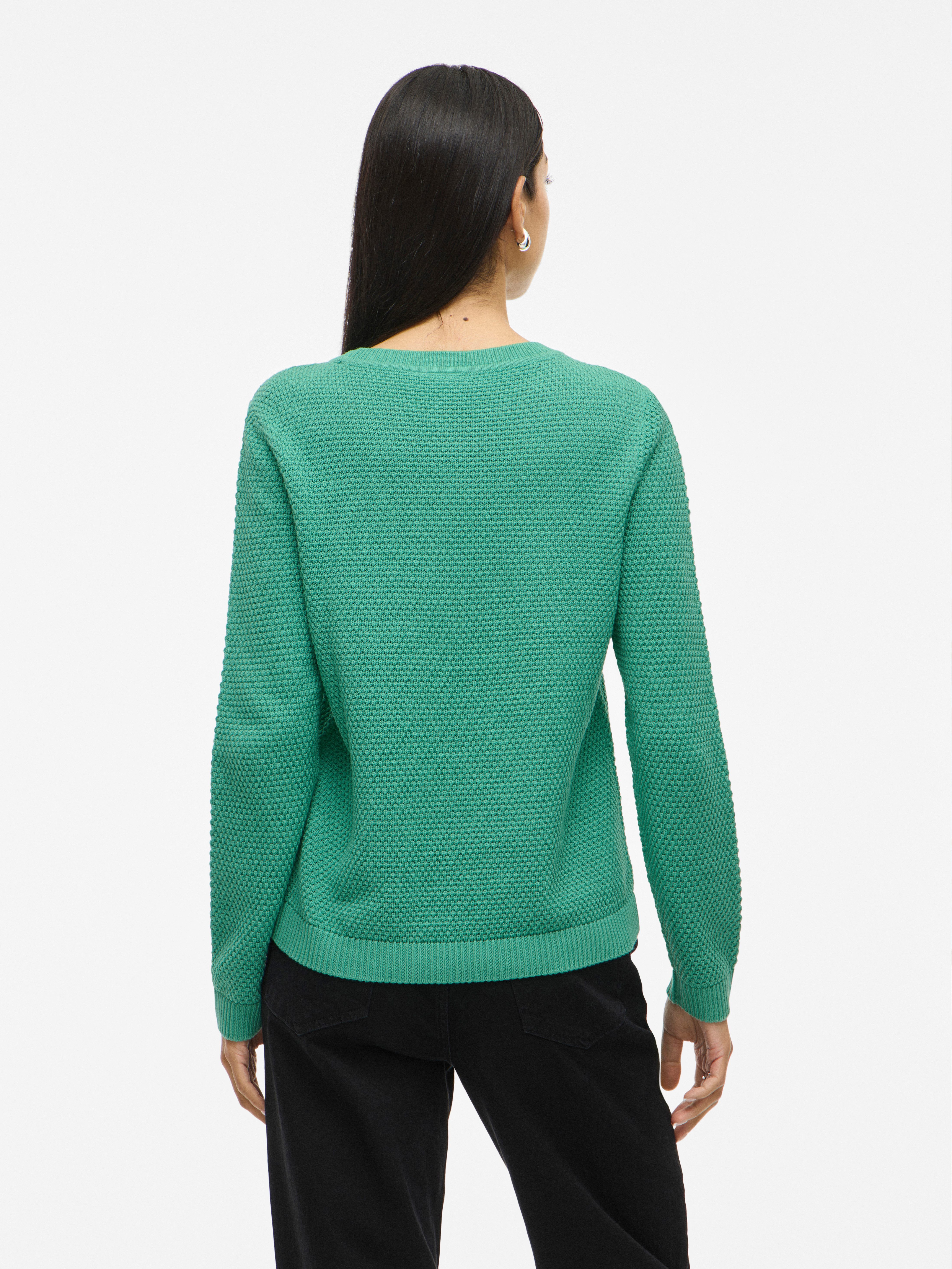Vila Trui met ronde hals VIDALO O-NECK L/S KNIT TOP- NOOS