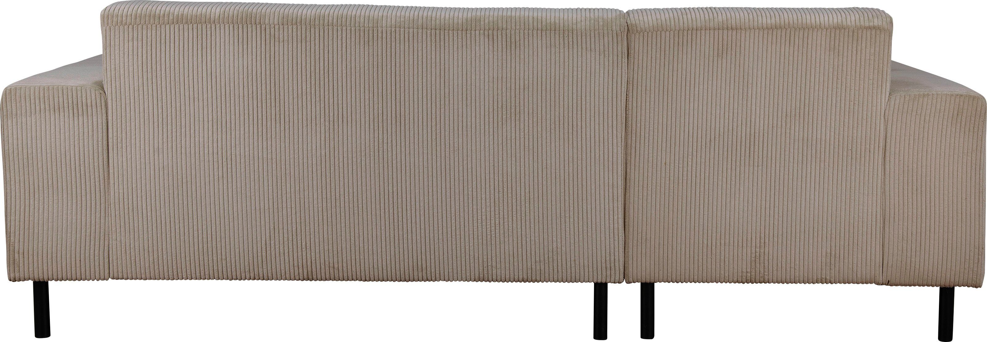 Home affaire Hoekbank ARROS L-vorm met golfondersteuning, afmetingen B/D/H: 235/163/81 cm incl. sierkussens, met recamiere rechts/links bestelbaar, ook in cord