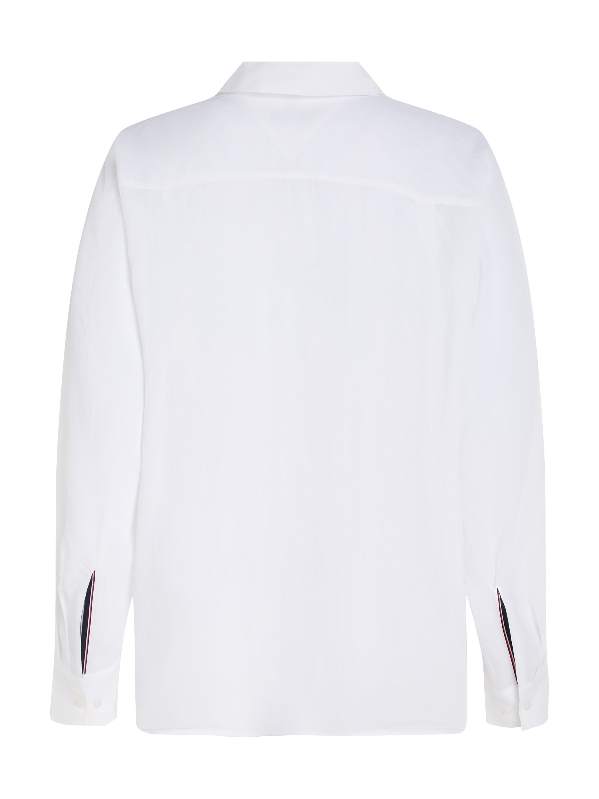 Tommy Hilfiger Overhemdblouse FLUID VIS CREPE REGULAR SHIRT LS