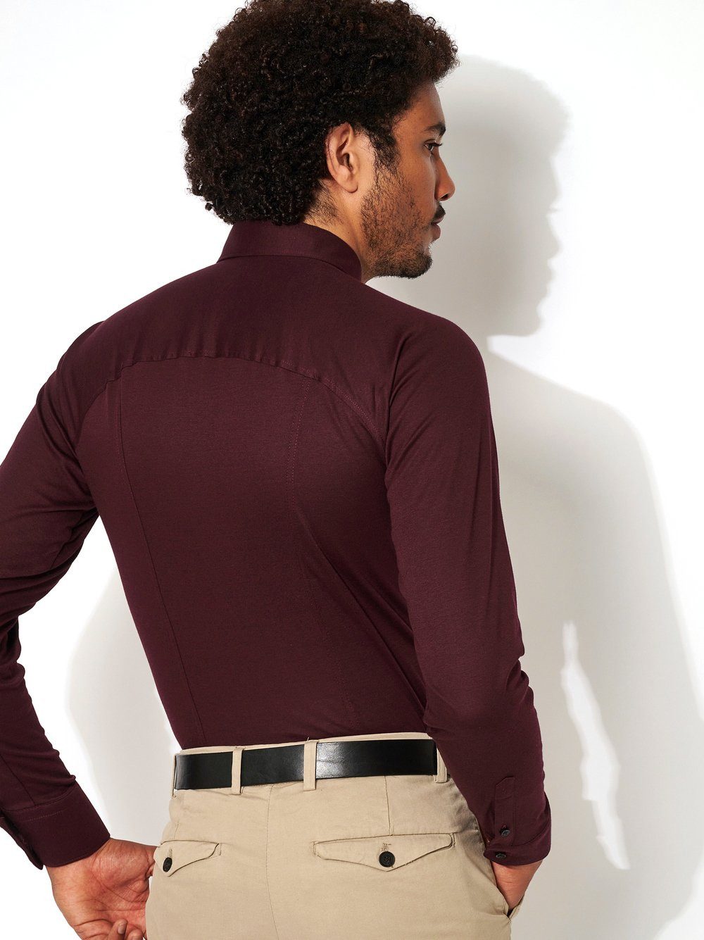 Desoto Overhemd met lange mouwen Casual Kent 1/1 Met een ronde hals