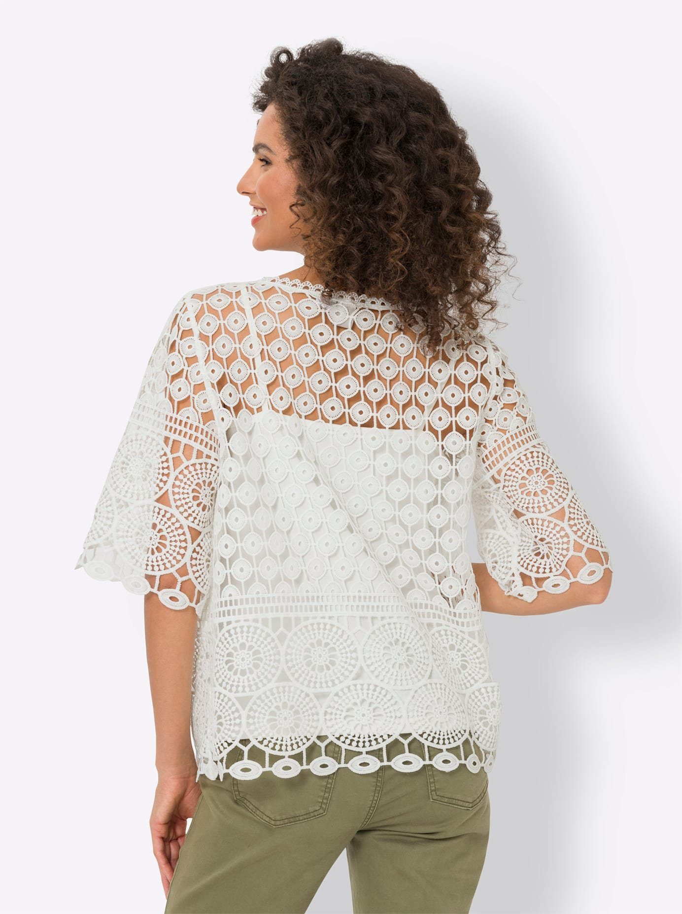 heine Kanten Shirt (1-delig)