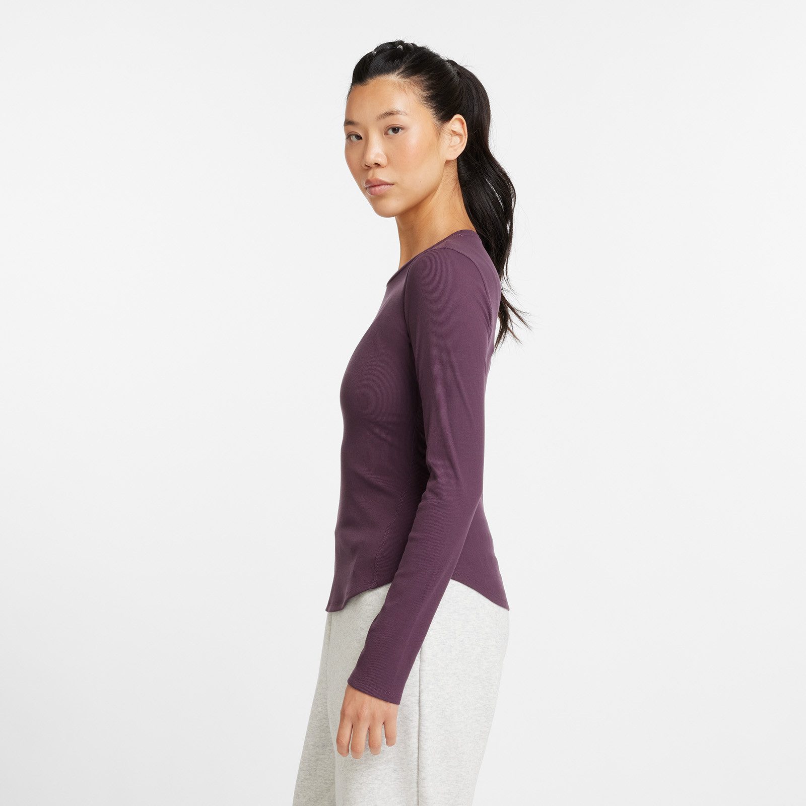 New Balance Shirt met lange mouwen Micro-Rib Long Sleeve