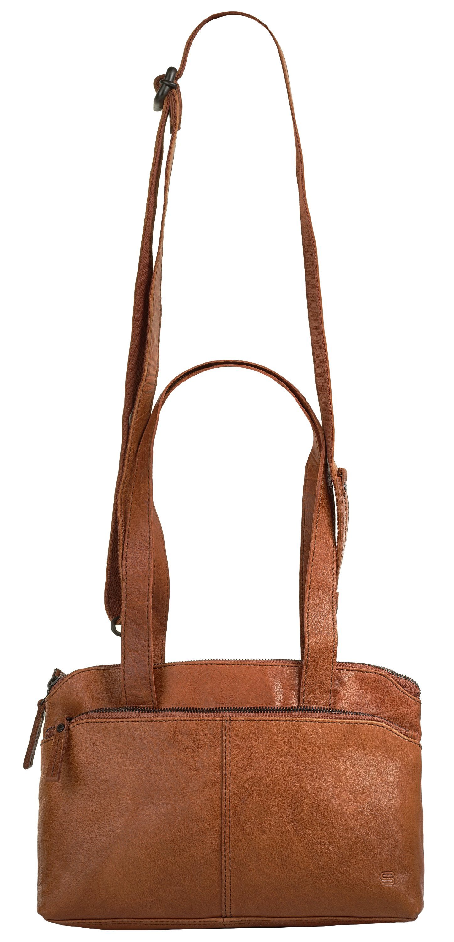 Spikes & Sparrow Tas echt leder