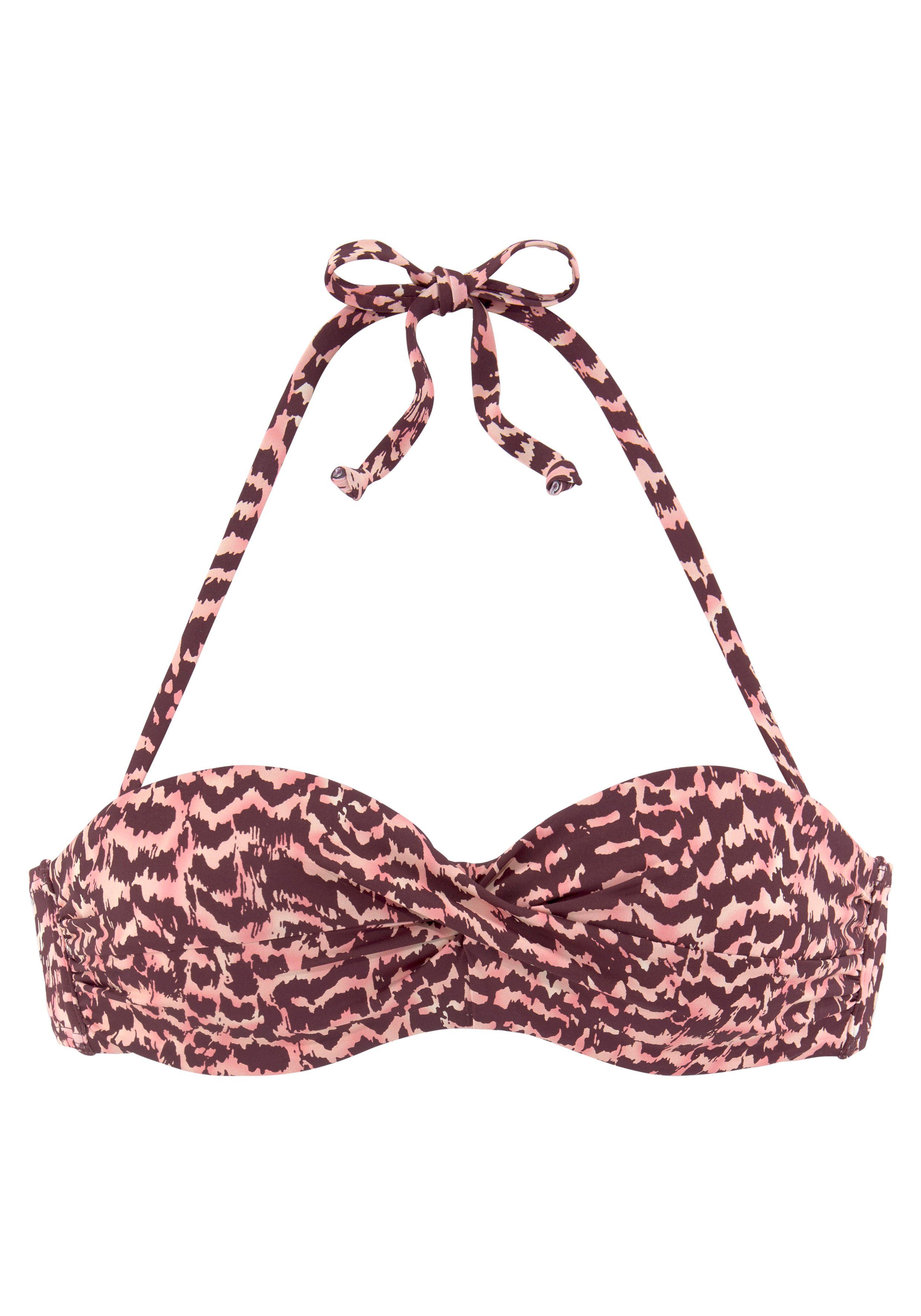 Lascana Beugelbandeau bikinitop Holly in wikkellook