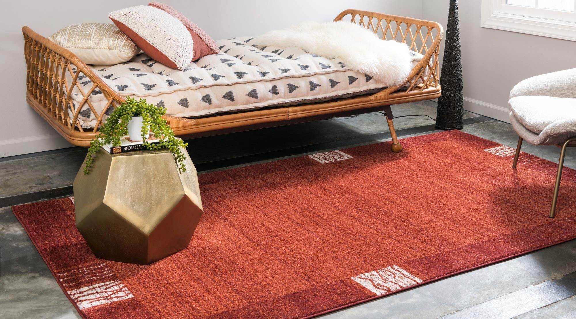 Myflair Möbel & Accessoires Vloerkleed Goede tijden voorraadopruiming Korte pool, geweven, gemêleerde look, met randdessin