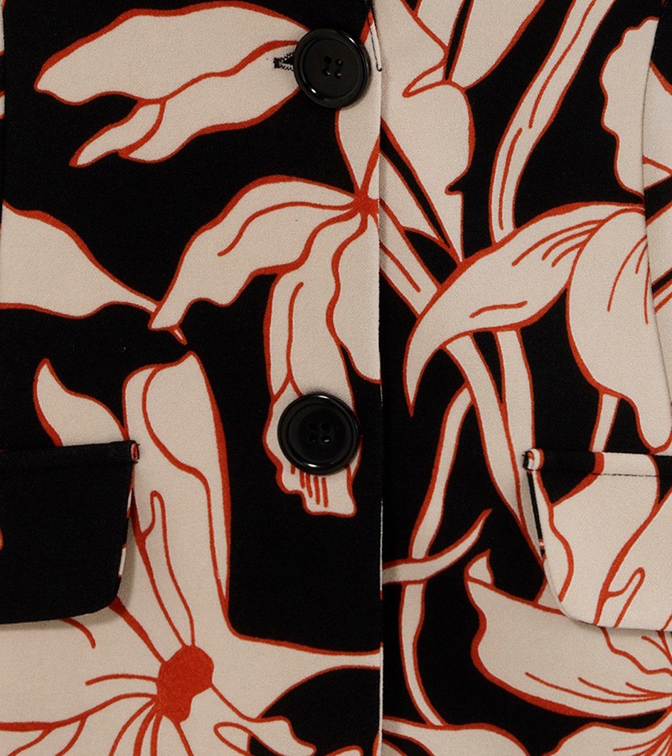 Aniston SELECTED Jerseyblazer met grootschalig en abstract bloemenpatroon - nieuwe collectie