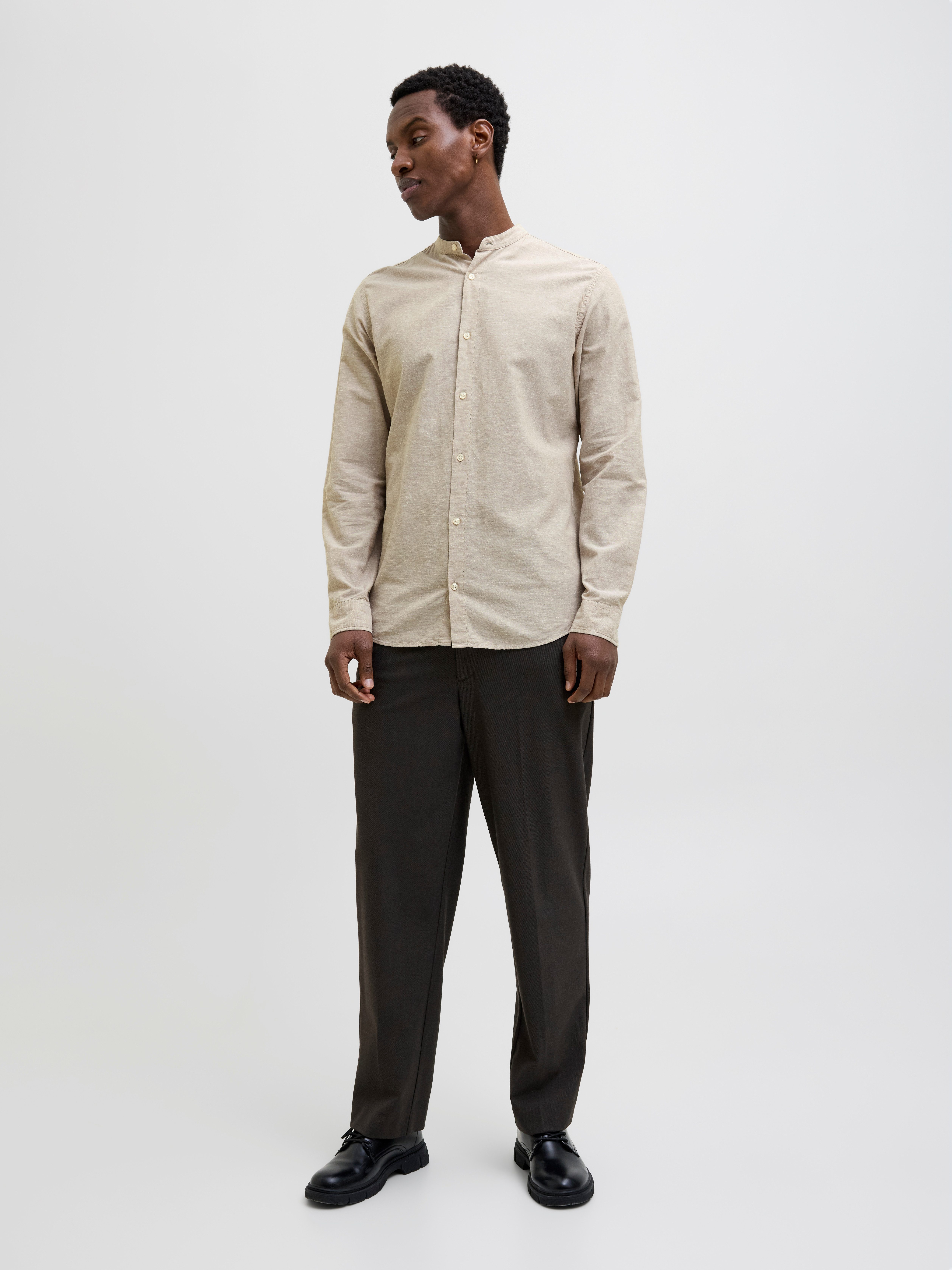 Jack & Jones Overhemd met lange mouwen JJEBREEZE BAND SHIRT LS SN