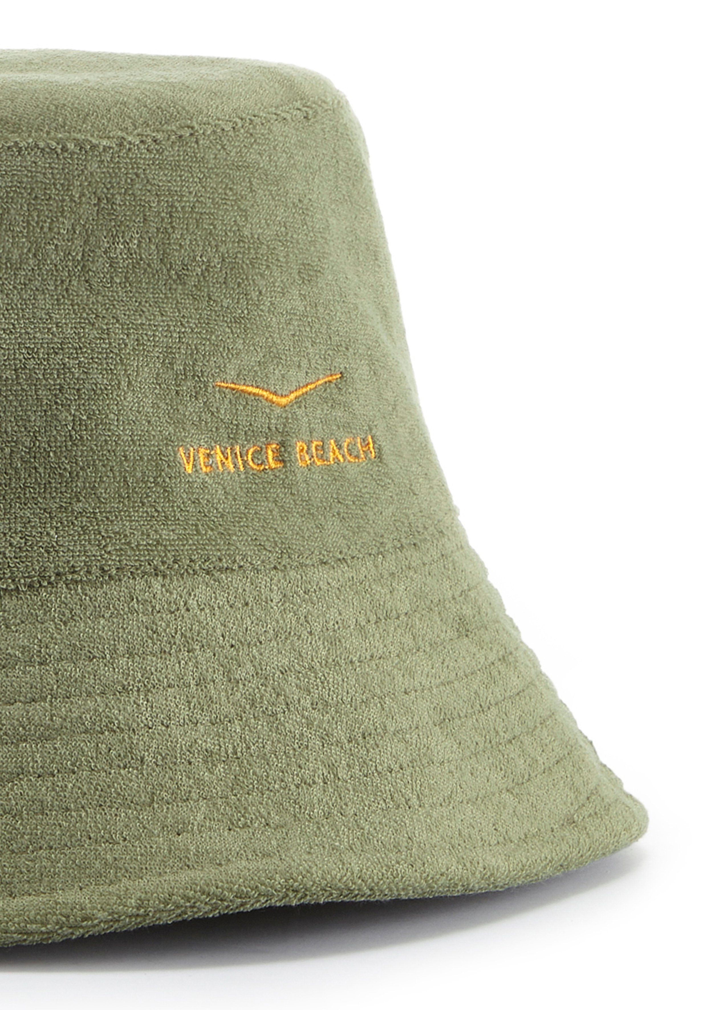 Venice Beach Vissershoed Bucket Hat Zomerhoed, hoofddeksel van frotté