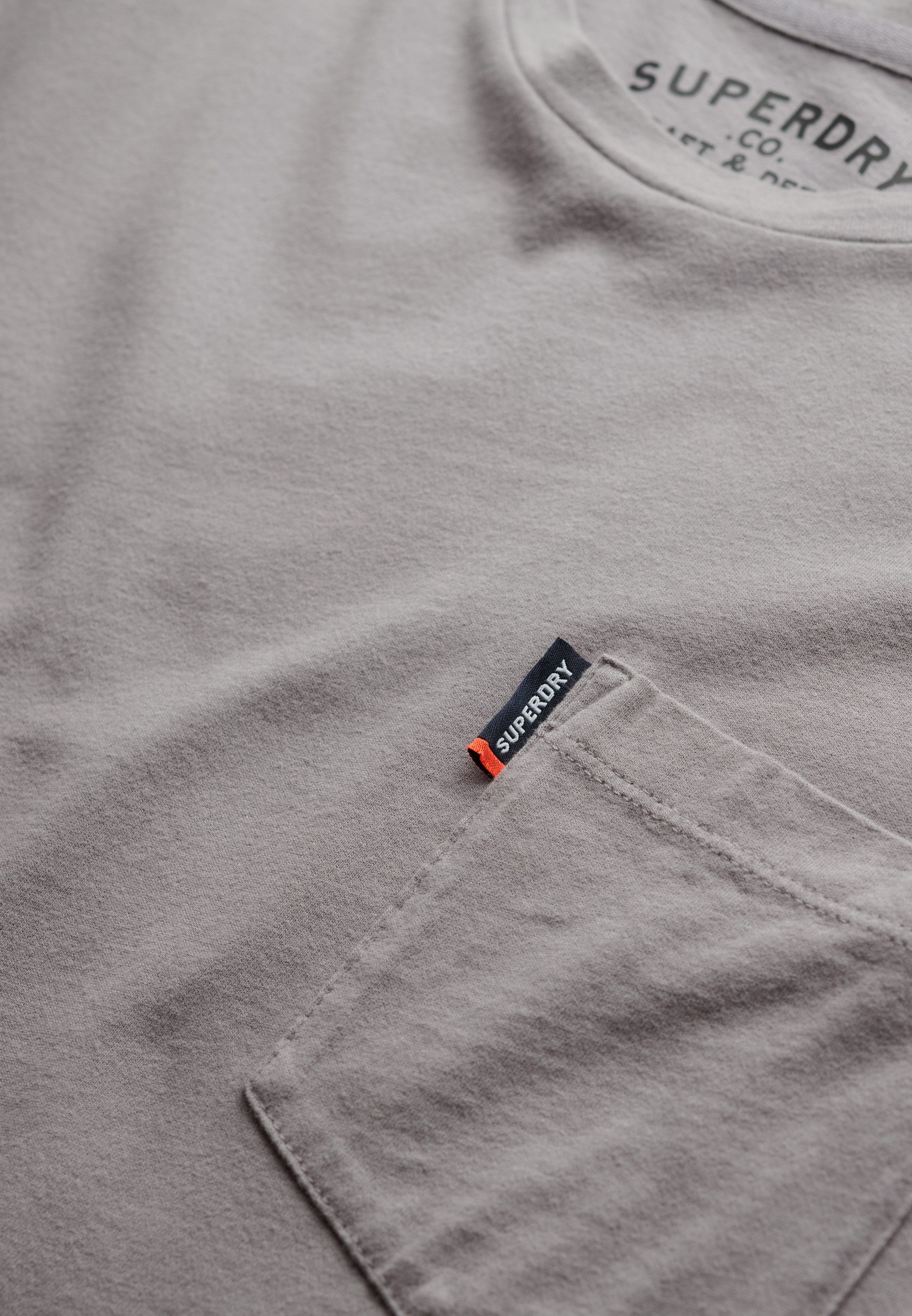 Superdry Shirt met ronde hals CLASSIC ESSENTIAL POCKET TEE