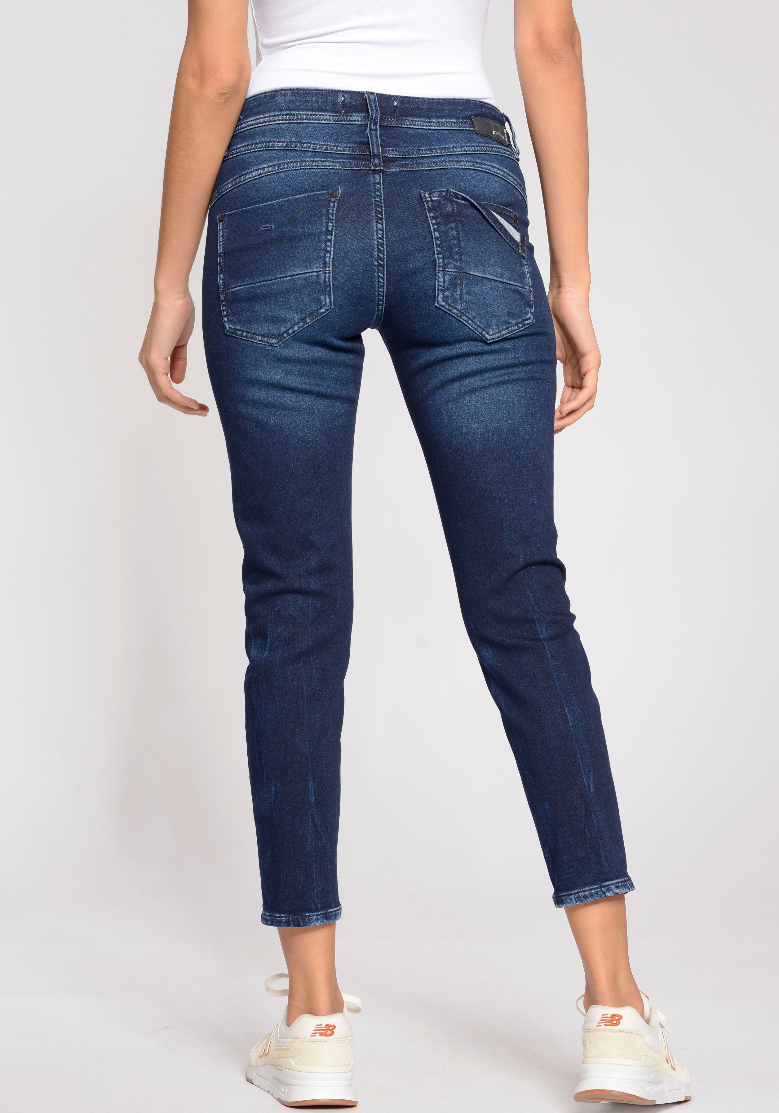 GANG Relax fit jeans 94AMELIE CROPPED in 5-pocket-stijl