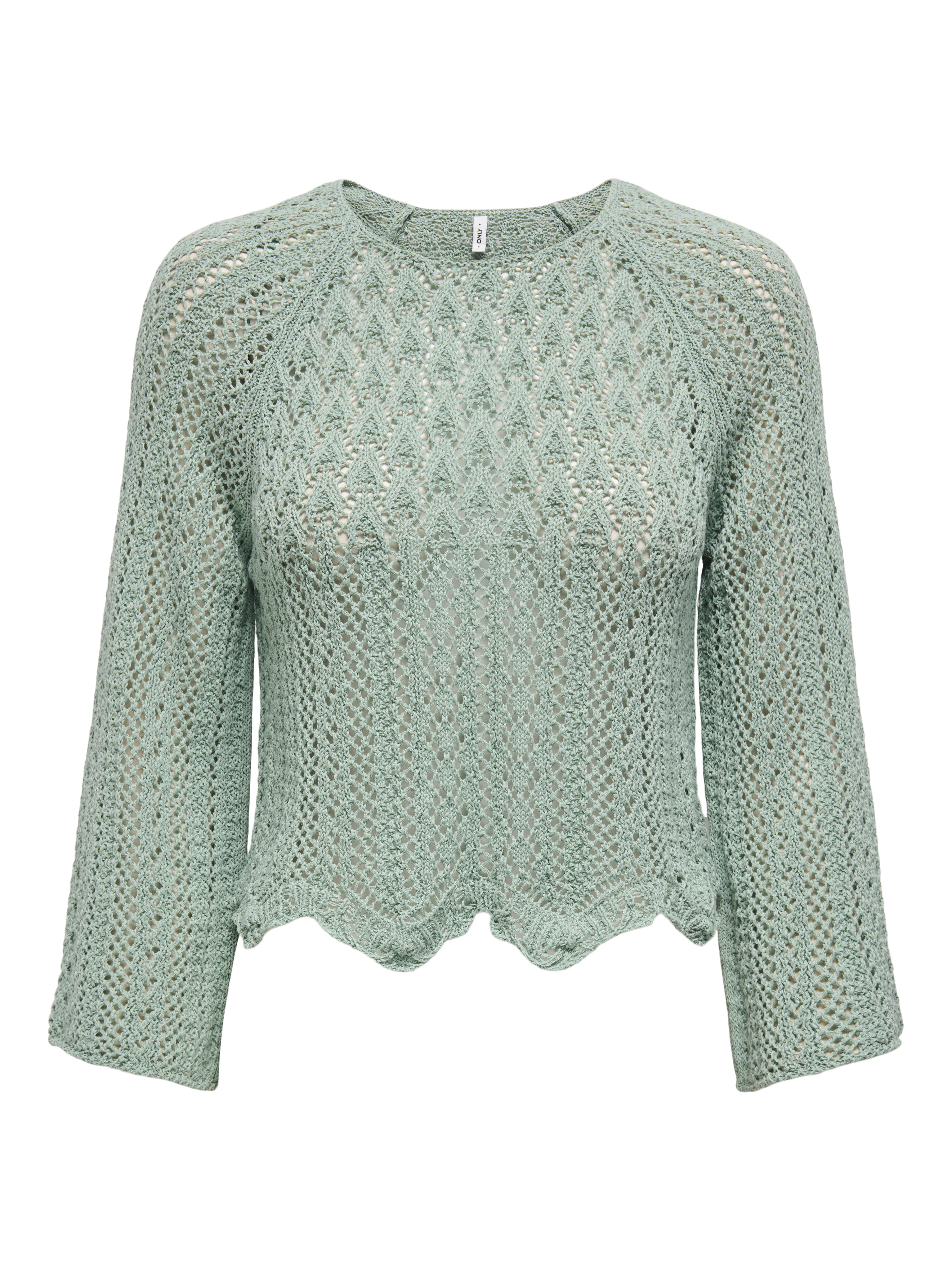 Only Trui met ronde hals ONLNOLA LIFE 3/4 PULLOVER KNT NOOS