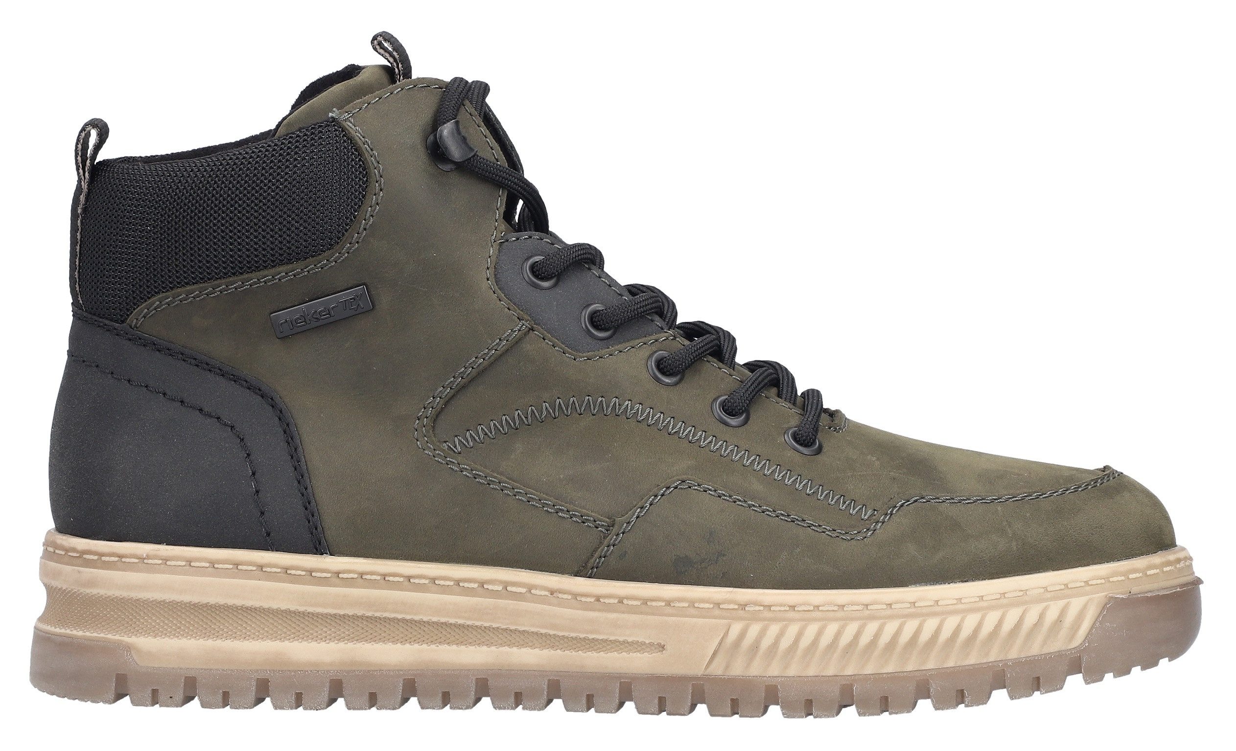 Rieker Veterschoenen Outdoorlaarzen, sneakerboots, TEX-membraan, met binnenritssluiting