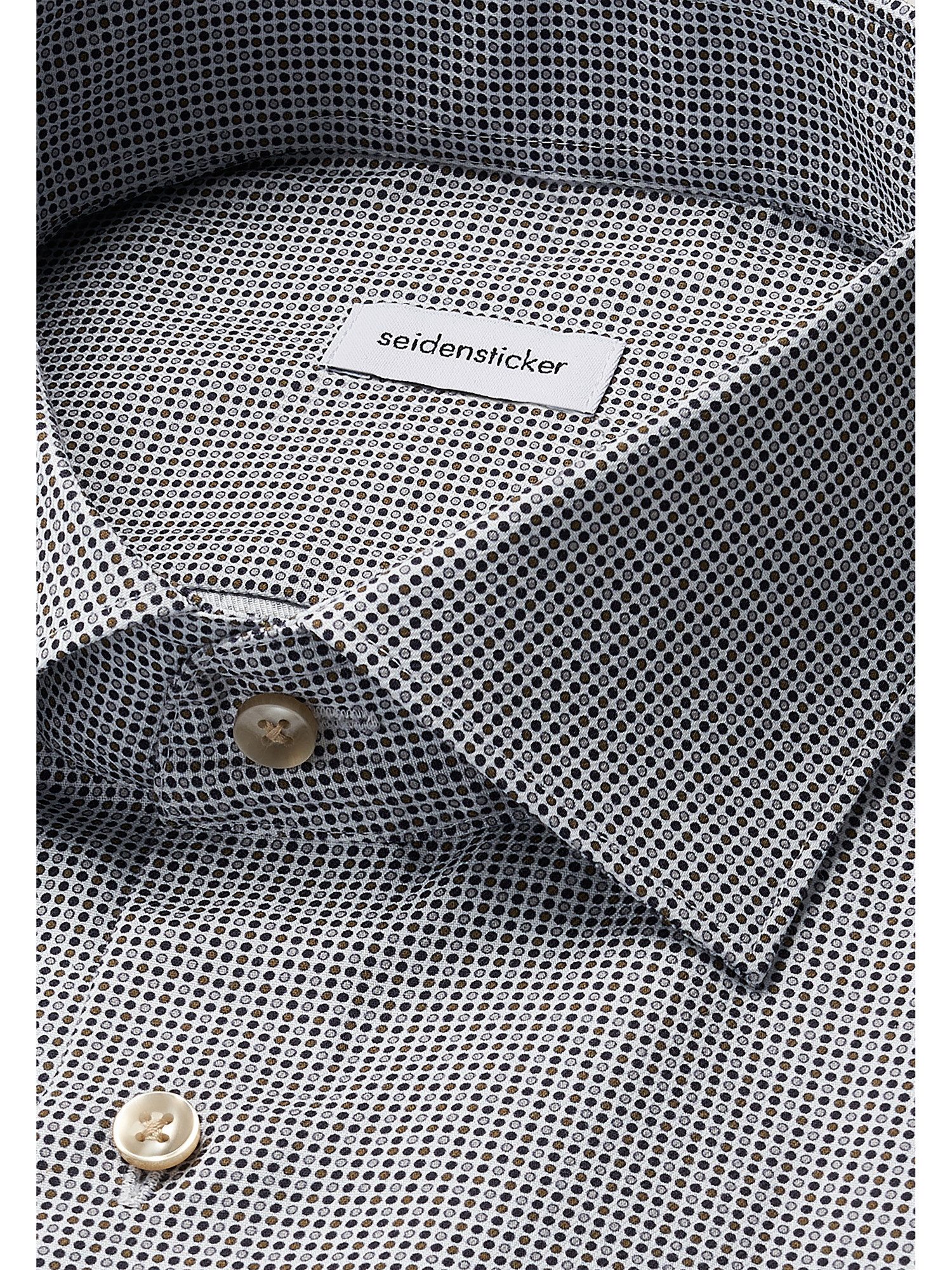 seidensticker Businessoverhemd Zwarte roos