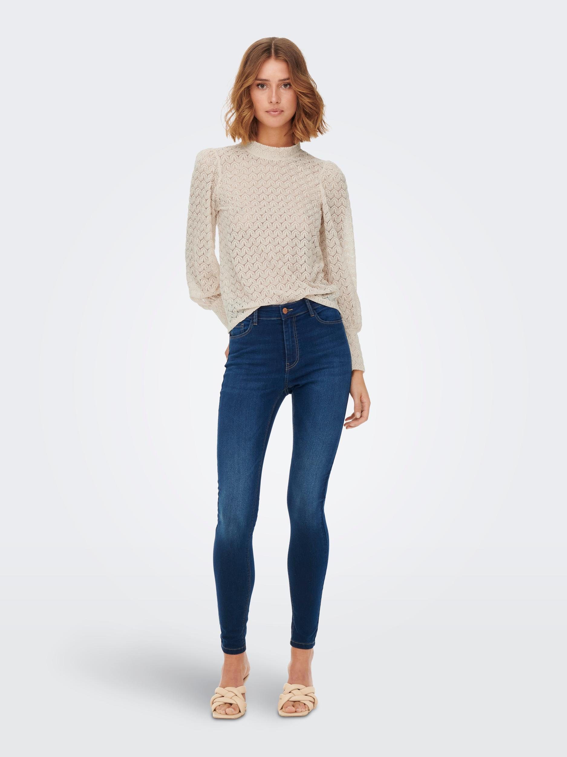 JDY Shirt met lange mouwen JDYAVERY L/S LACE TOP JRS NOOS