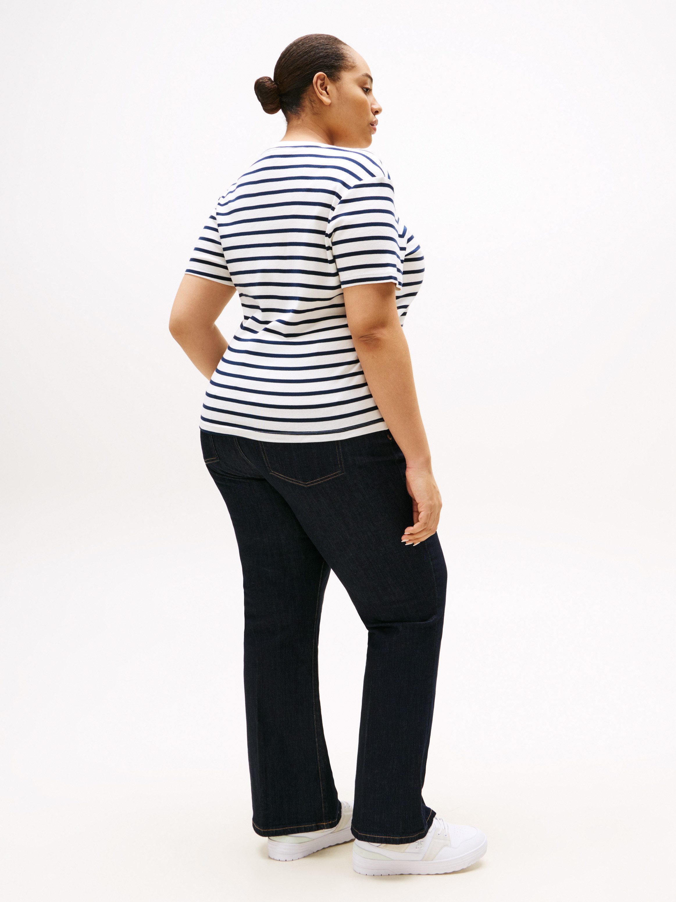 Tommy Hilfiger Curve Shirt met V-hals CRV SLIM CODY V-NK SS