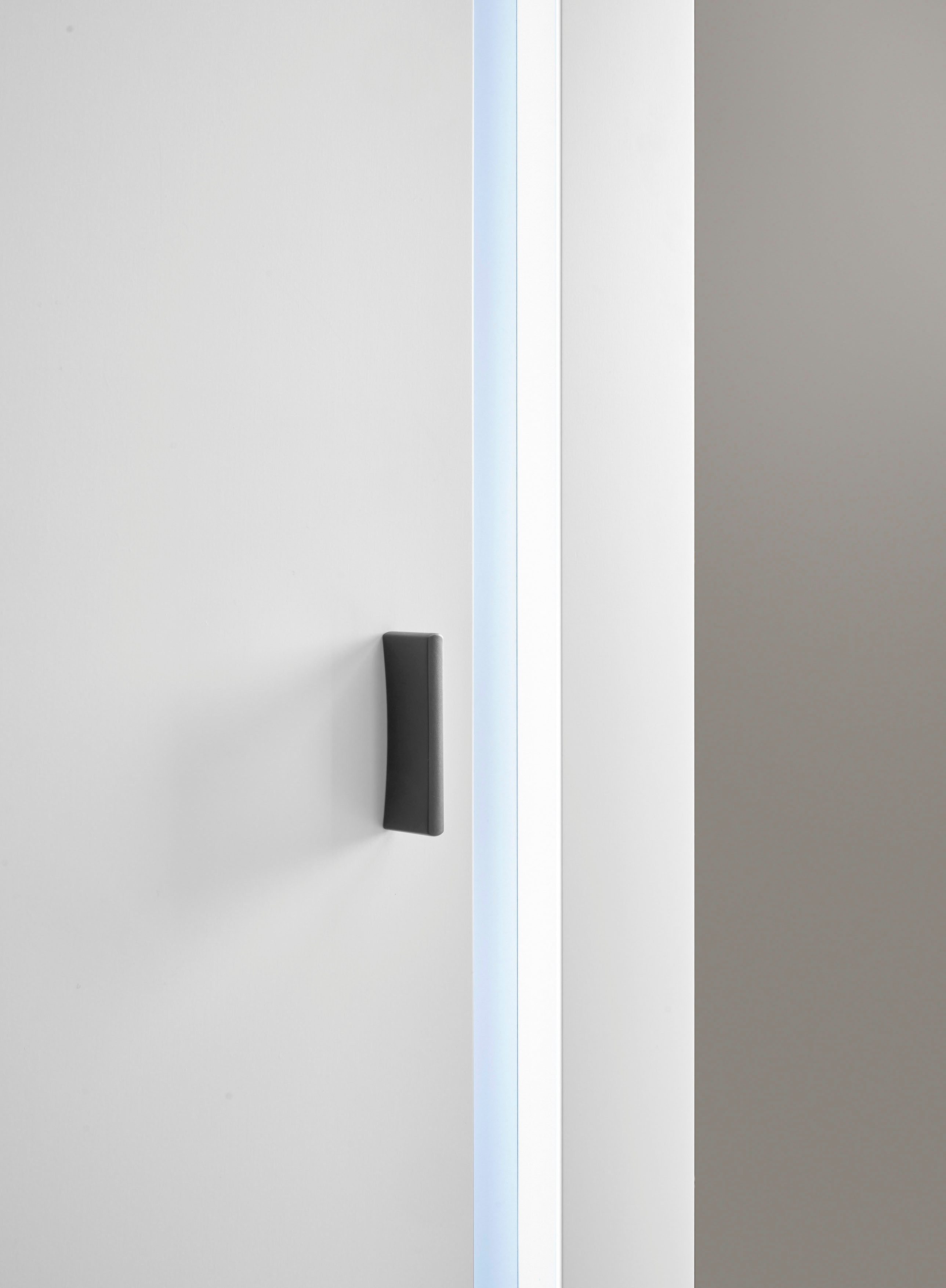 INOSIGN Multifunctionele kast Long Island in moderne trendkleur, inclusief verticale verlichting, breedte 55 cm (1 stuk)