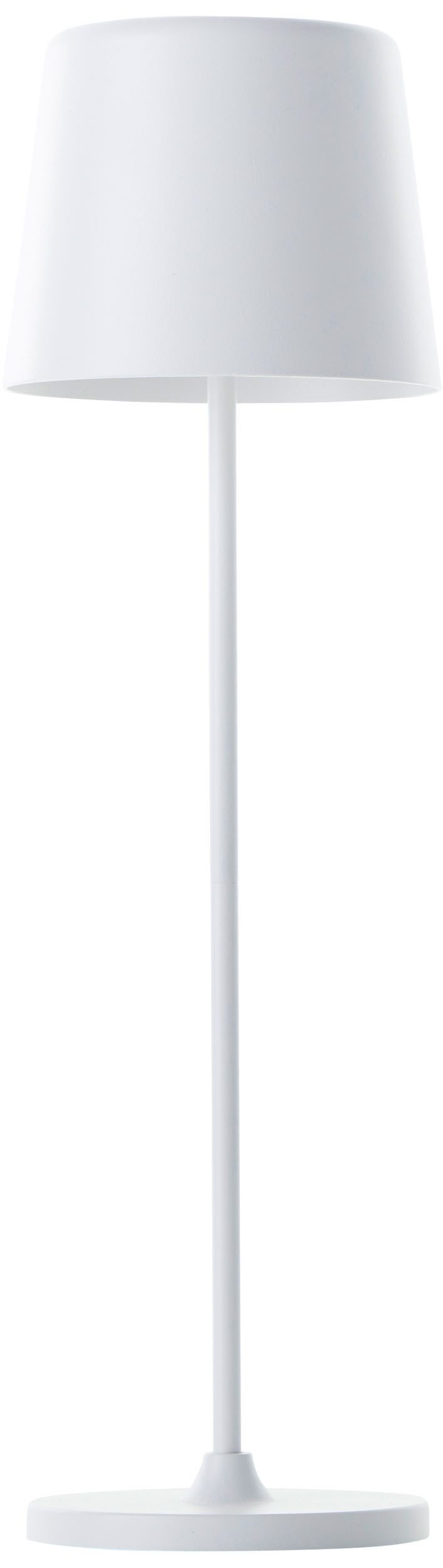 Brilliant Leuchten Led-tafellamp Kaami - mobiele LED buiten tafel lamp 2-delige set 310 lm, touchdimmer, usb, accu, buiten, binnen, acculamp 37 cm hoog (2 stuks)