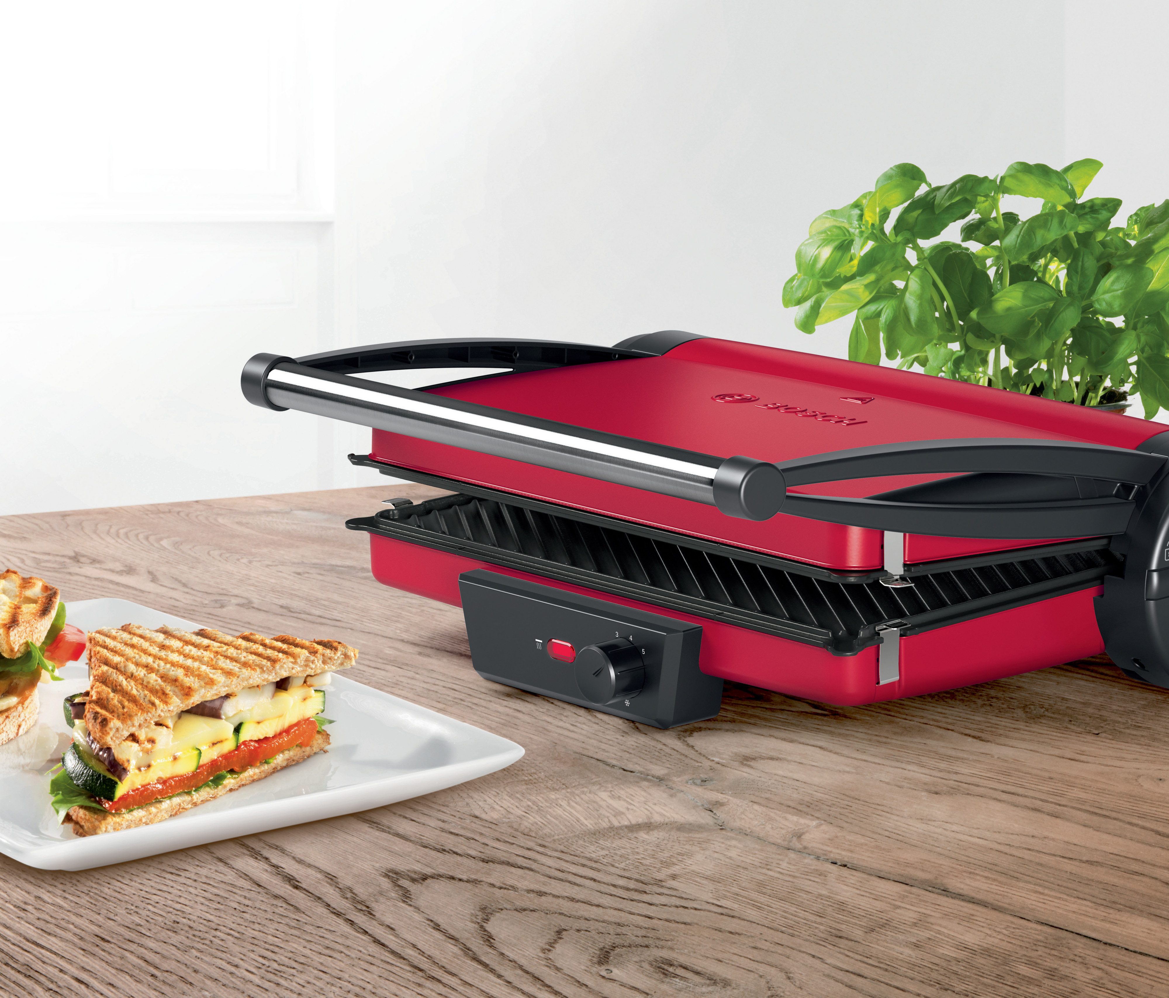 BOSCH Contactgrill TCG4104 rot