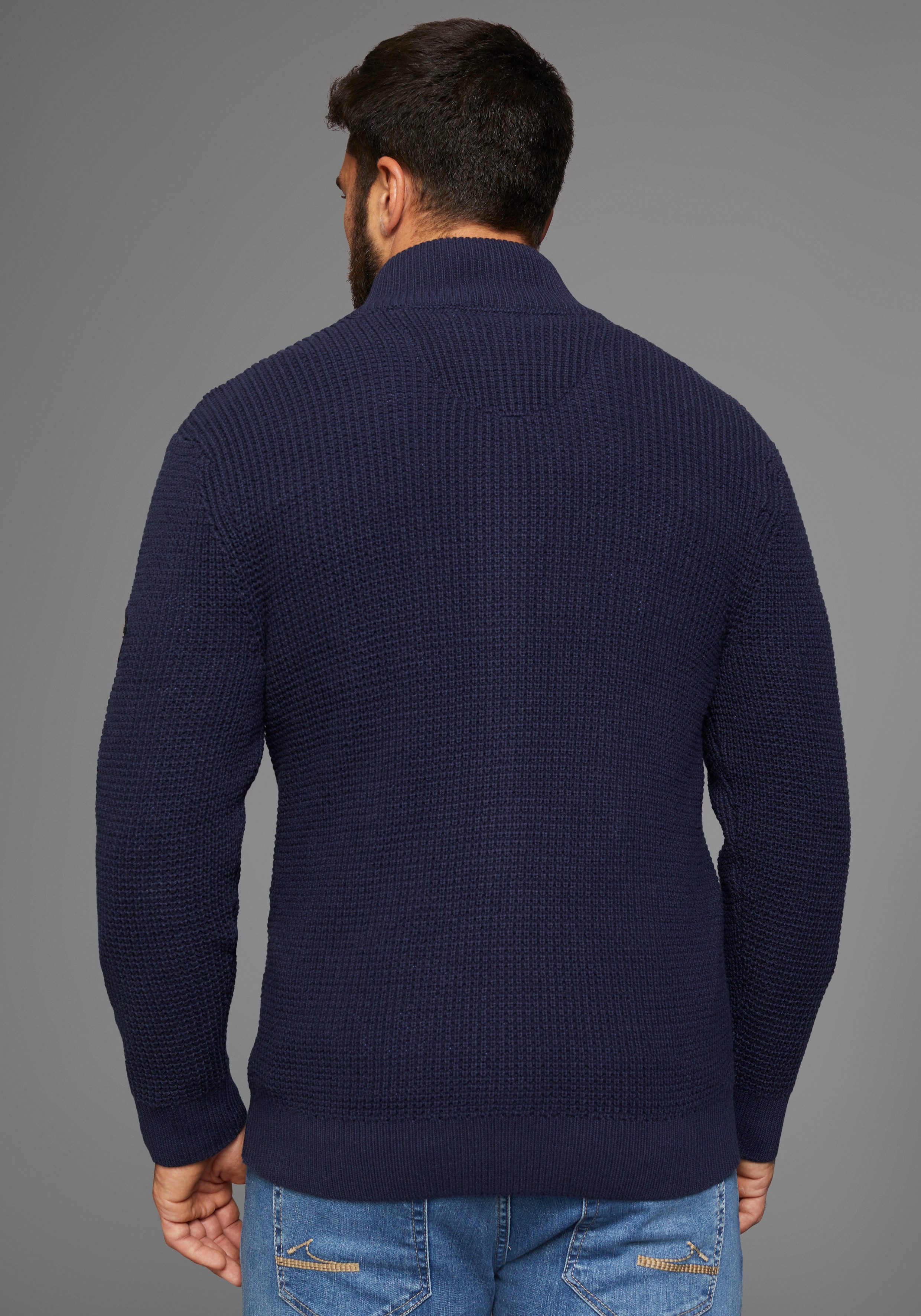DELMAO Vest Tot maat 3XL met honingraatstructuur - nieuwe collectie