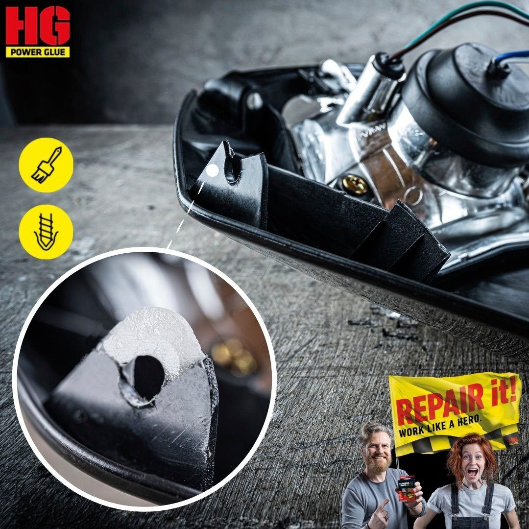 HG Lijm PowerGlue Professionele XXL-koffer, de lasnaad uit de fles