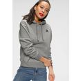 converse hoodie womens embroidered star grijs