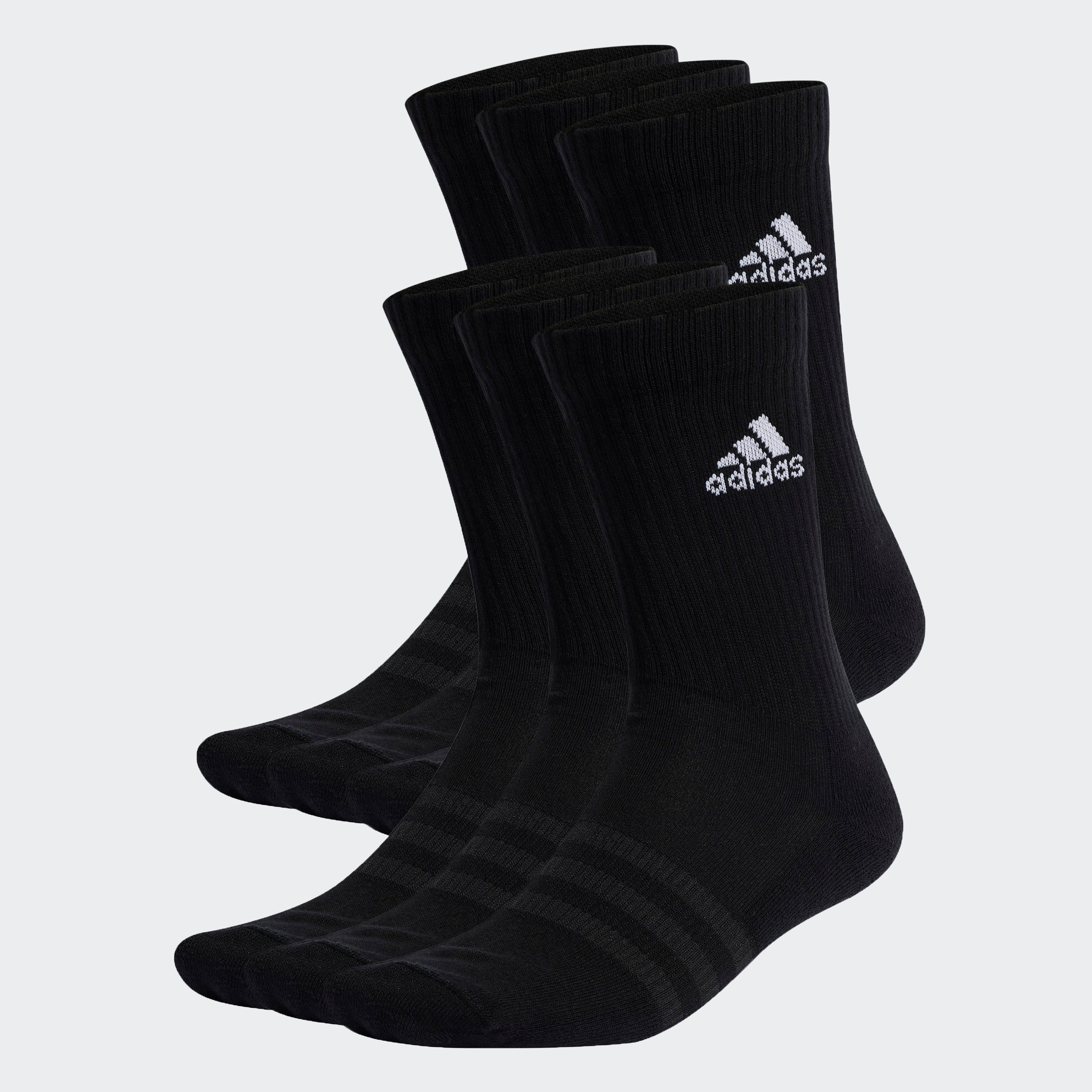 adidas Performance Functionele sokken CUSHIONED SPORTSWEAR CREW SOCKS, 6 PAAR (6 paar)