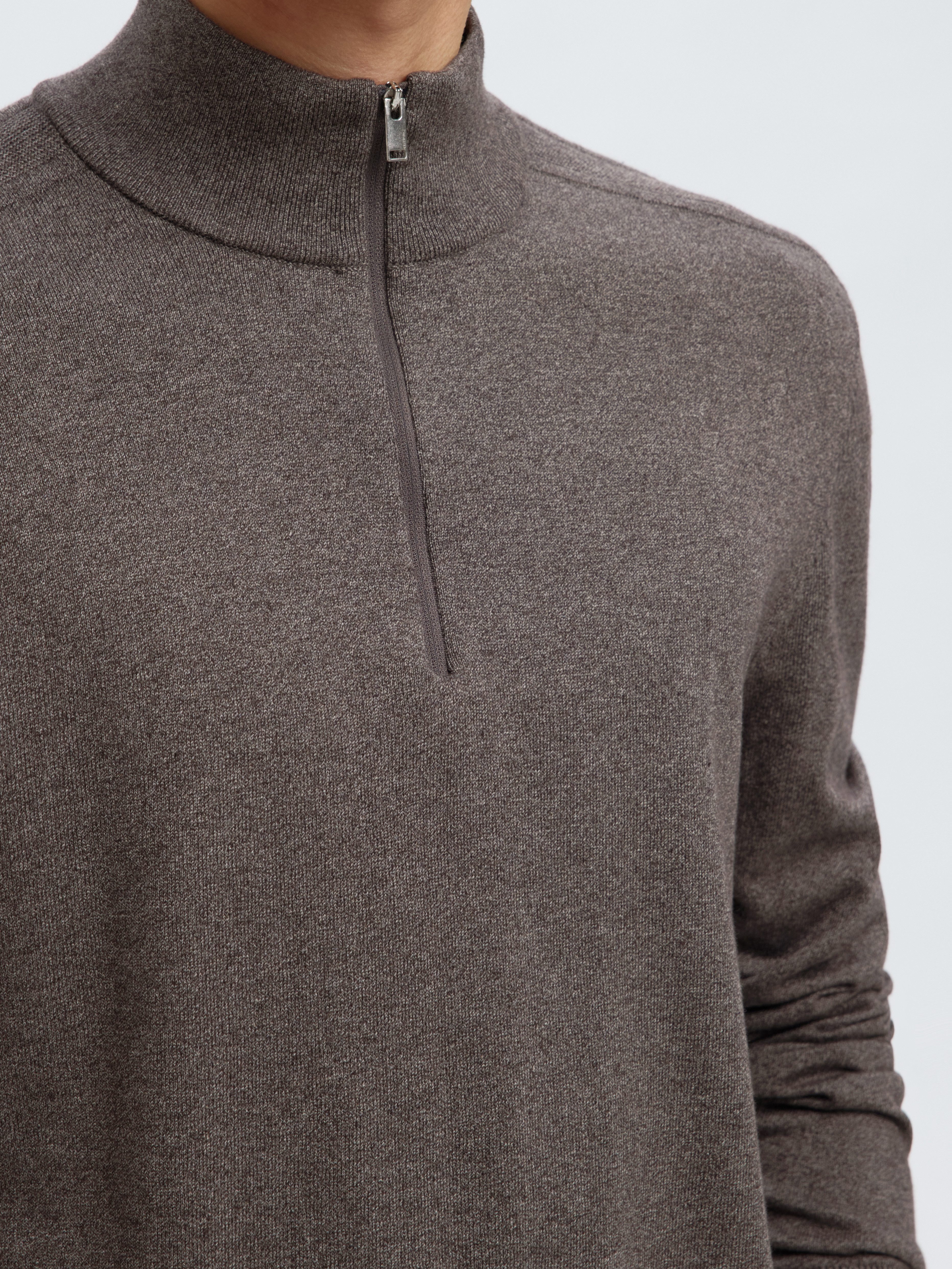 SELECTED HOMME Schipperstrui SLHBERG HALF ZIP CARDIGAN NOOS