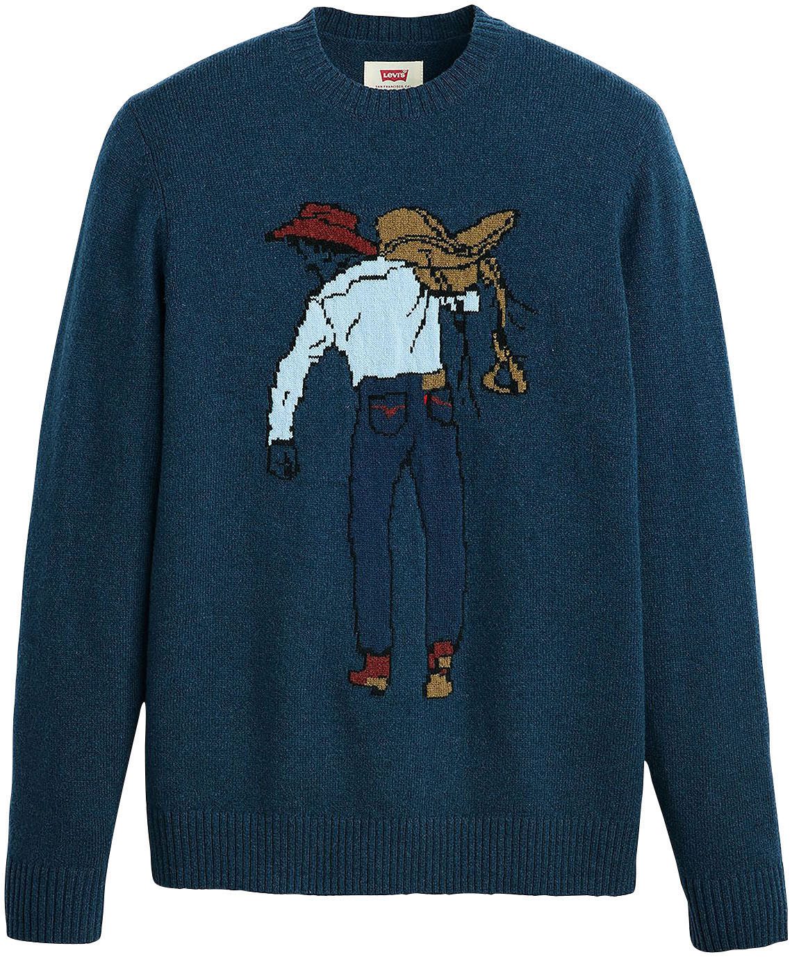 Levi's® Gebreide trui ORIGINAL HM SWEATER met ingebracht motief