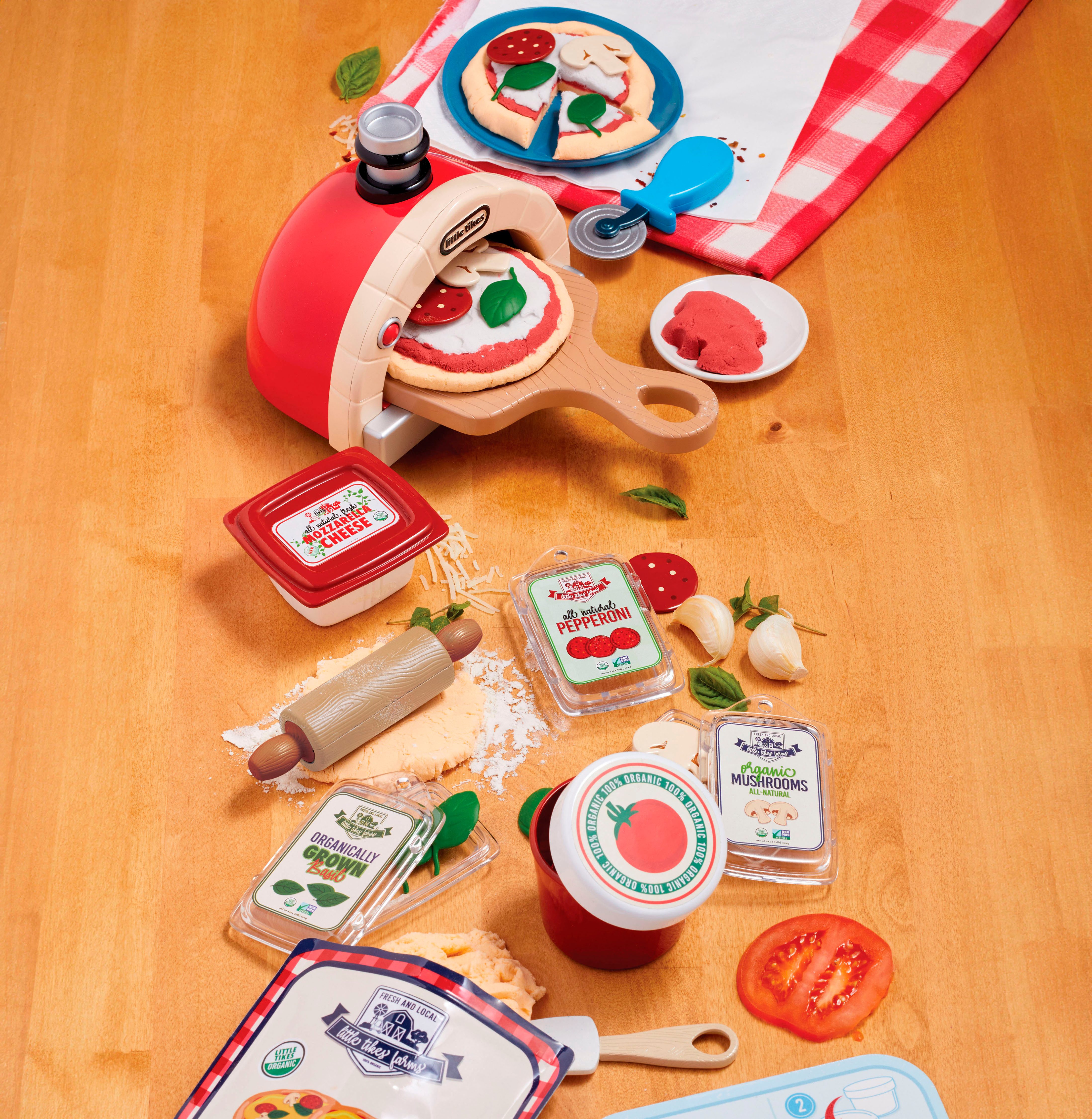Little Tikes® Speelgoed-levensmiddelen Creative Chefs Pizza Kit (18-delig)