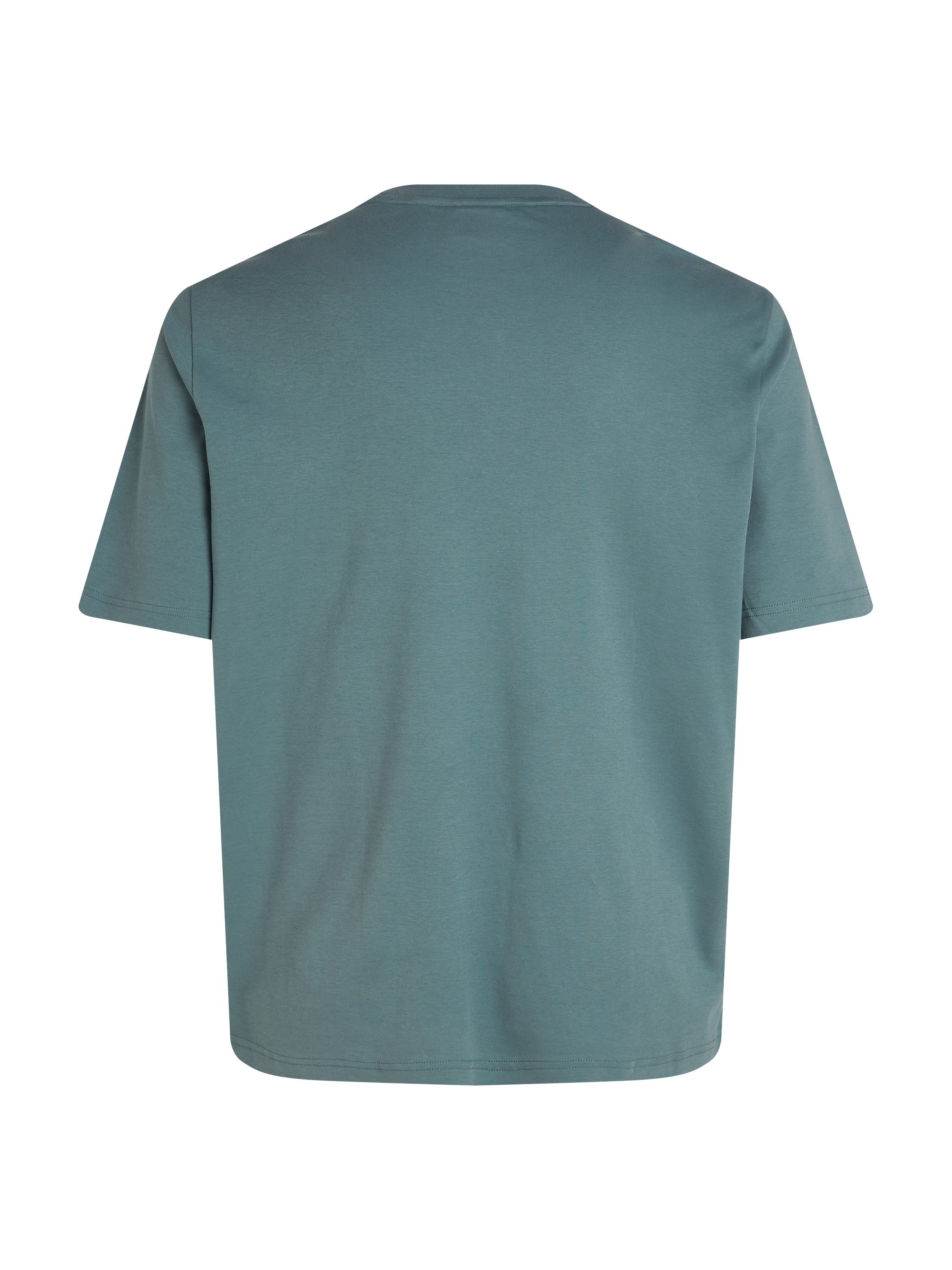 Calvin Klein T-shirt BT_NANO LOGO INTERLOCK T-SHIRT in grote maten met logo-opschrift