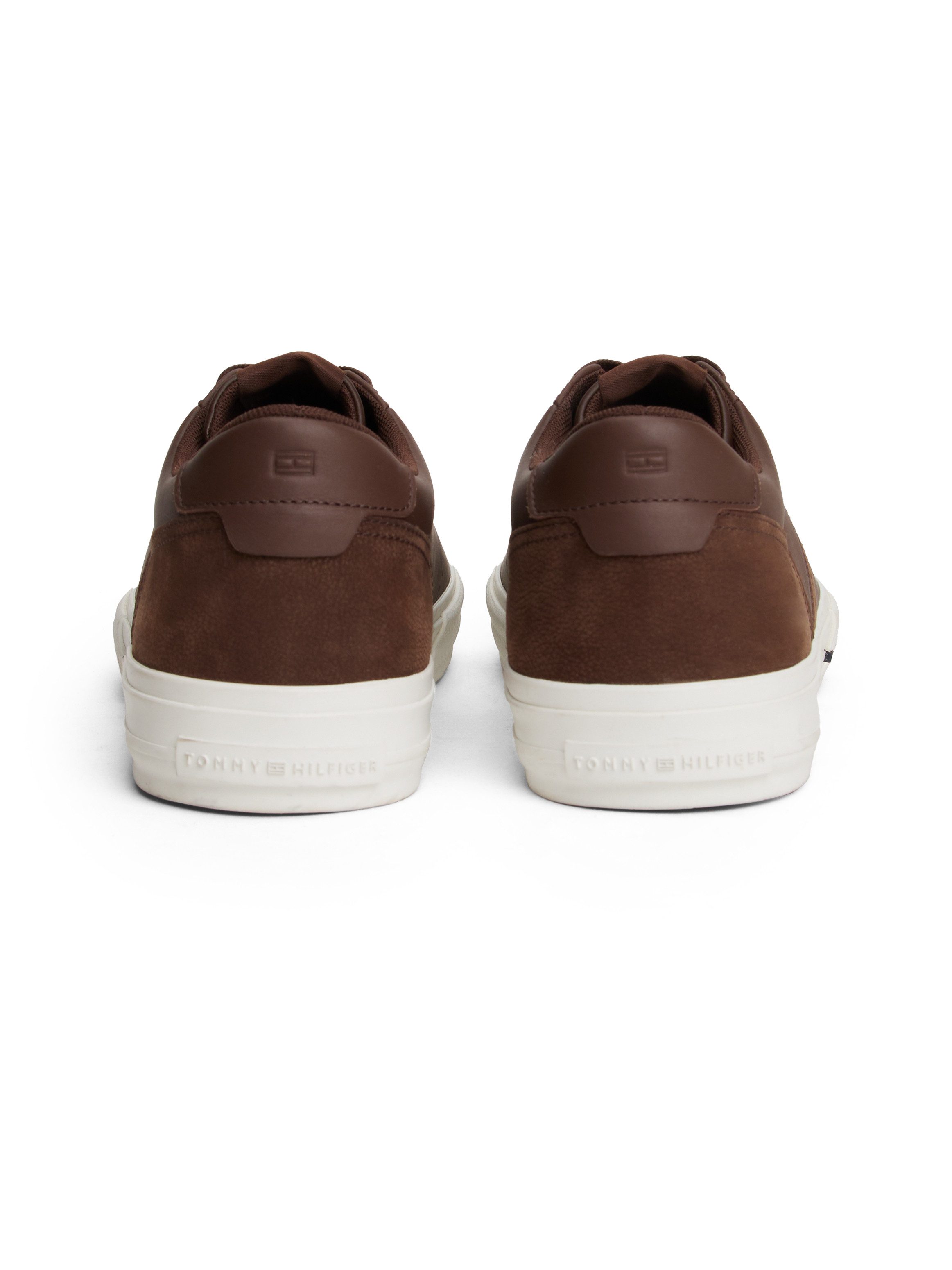 Tommy Hilfiger Sneakers TH HI VULC LTH STREET , vrijetijdsschoen, lage schoen, veterschoenen met zacht gepolsterde schacht