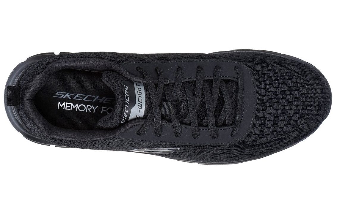 Skechers Slip-on sneakers TRACK-LESHUR Vrijetijdsschoen, trainingsschoen, instapschoen in materiaalmix
