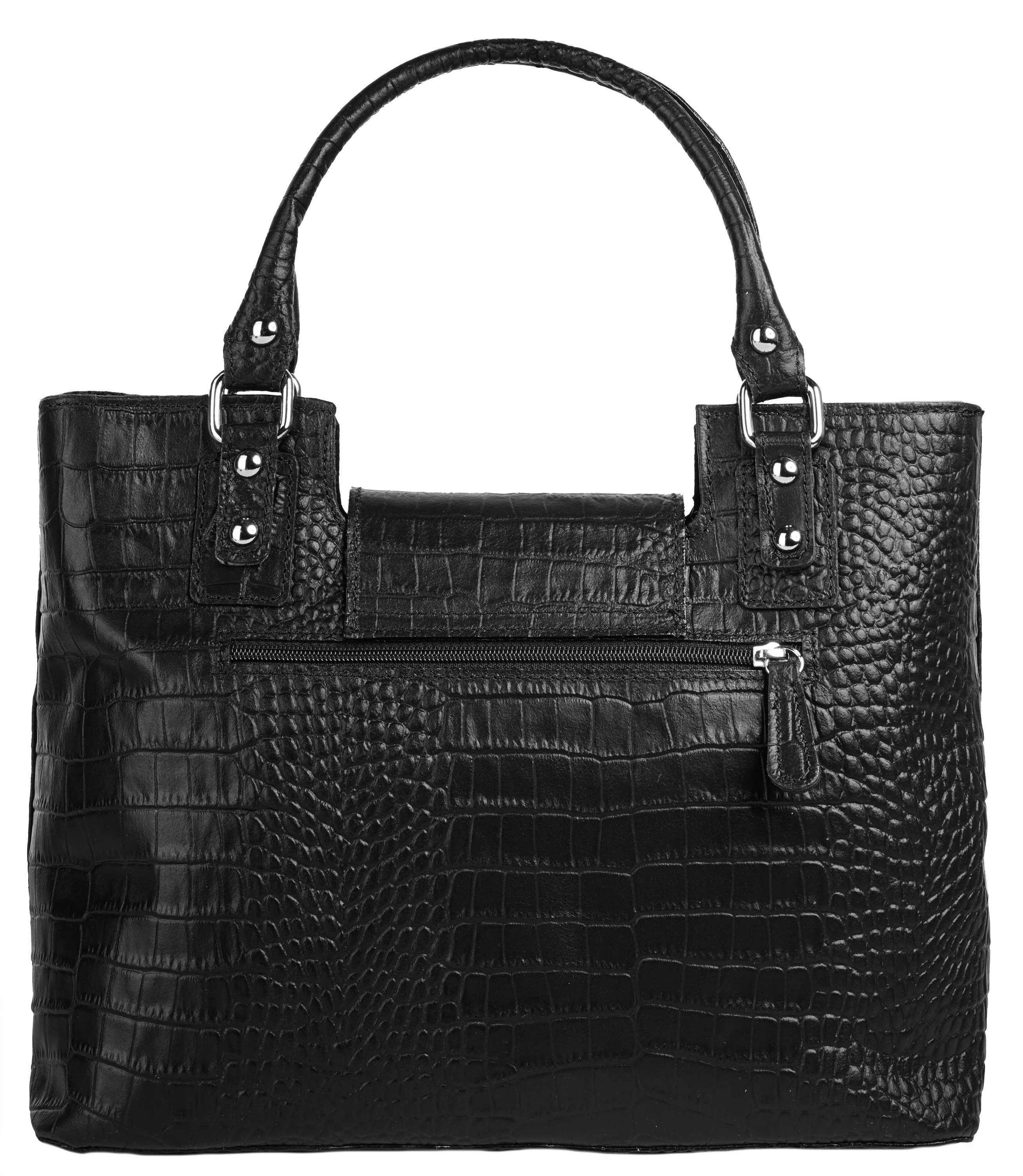 Cluty Tas echt leer, made in italy