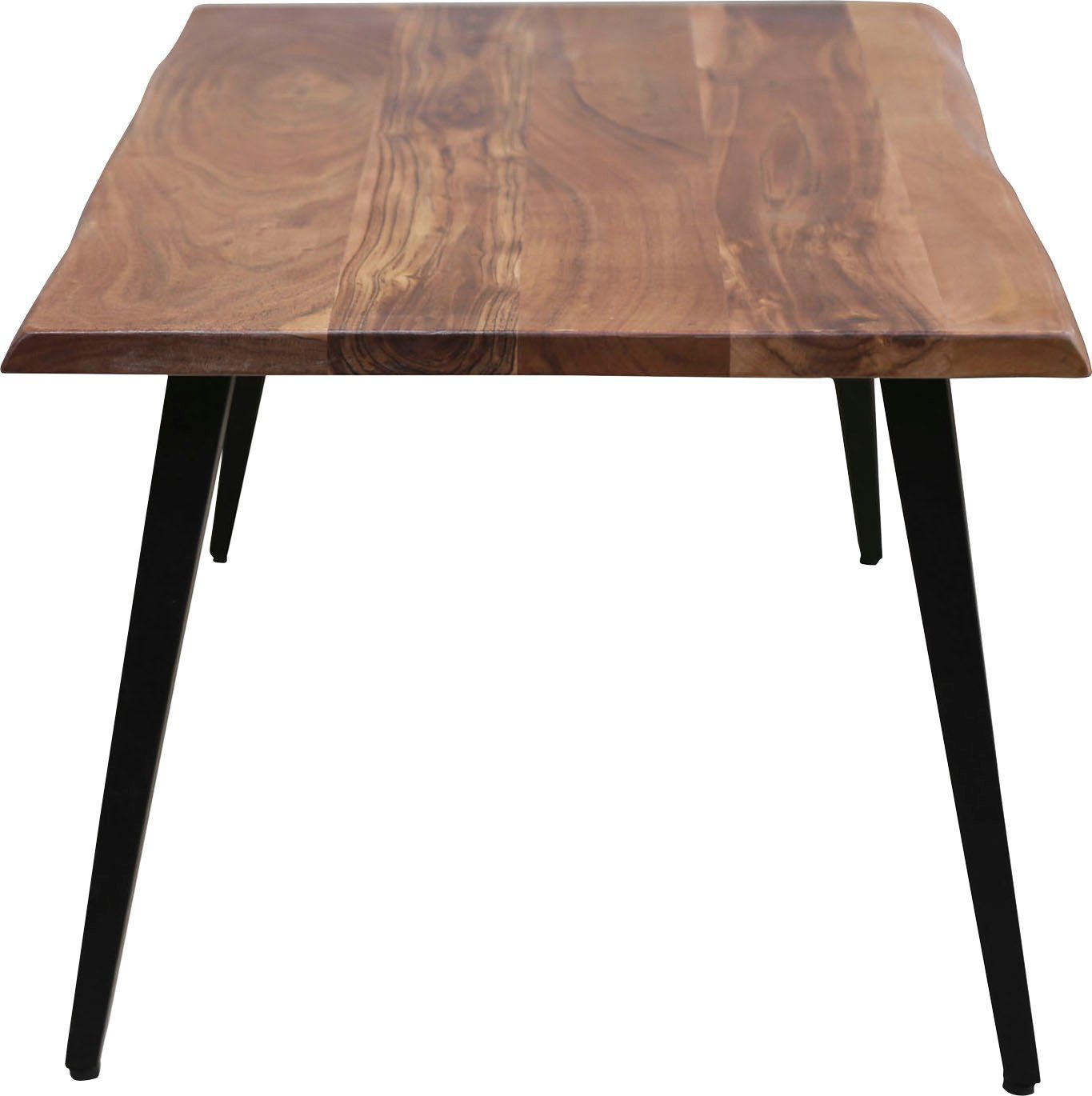 byLIVING Salontafel Caddy Tafelblad met boomstamrand, breedte 110 of 60 cm