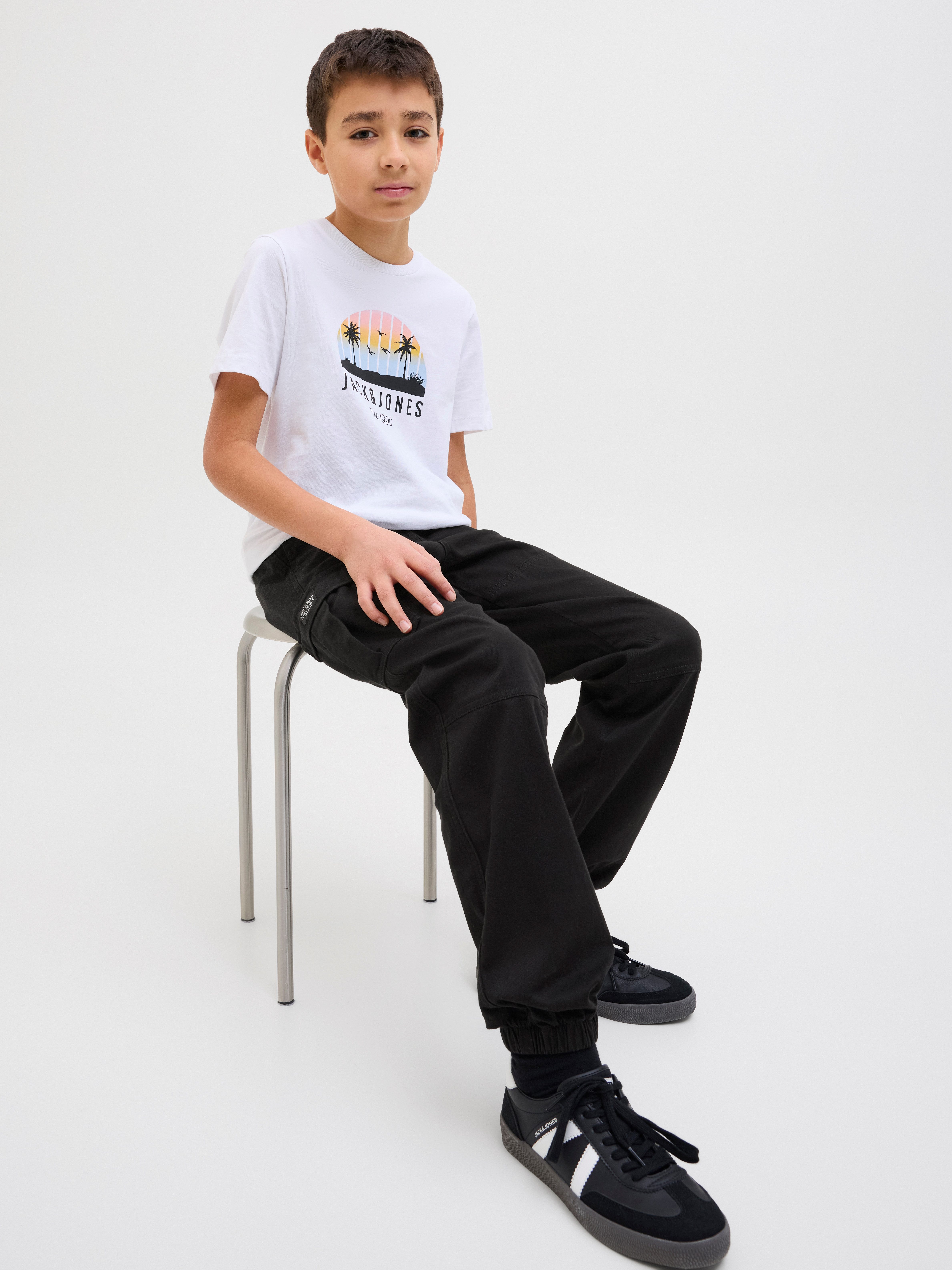 Jack & Jones Junior Cargobroek JPSTKANE JJJONNIE CUFFED CARGO JNR