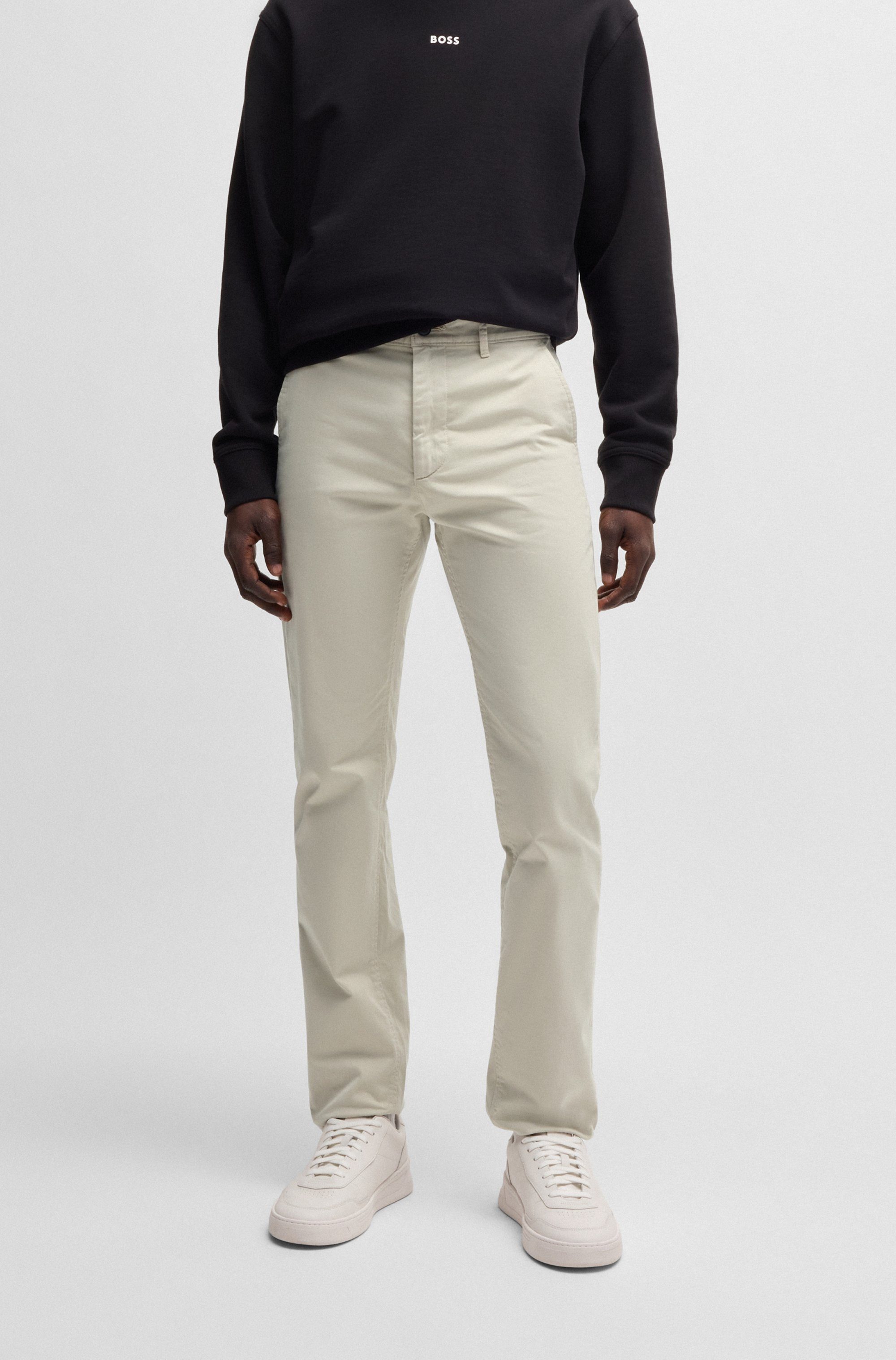 Boss Orange Chino slim met achterzakken heren chino's maat 30 bruin