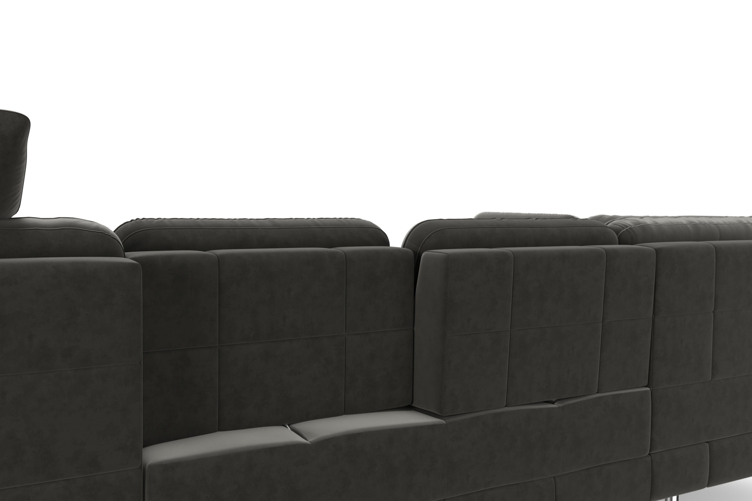 sit&more Zithoek Bendigo U-vorm inclusief zitdiepteverstelling, bodemvrijheid 15 cm, in 2 pootkleuren