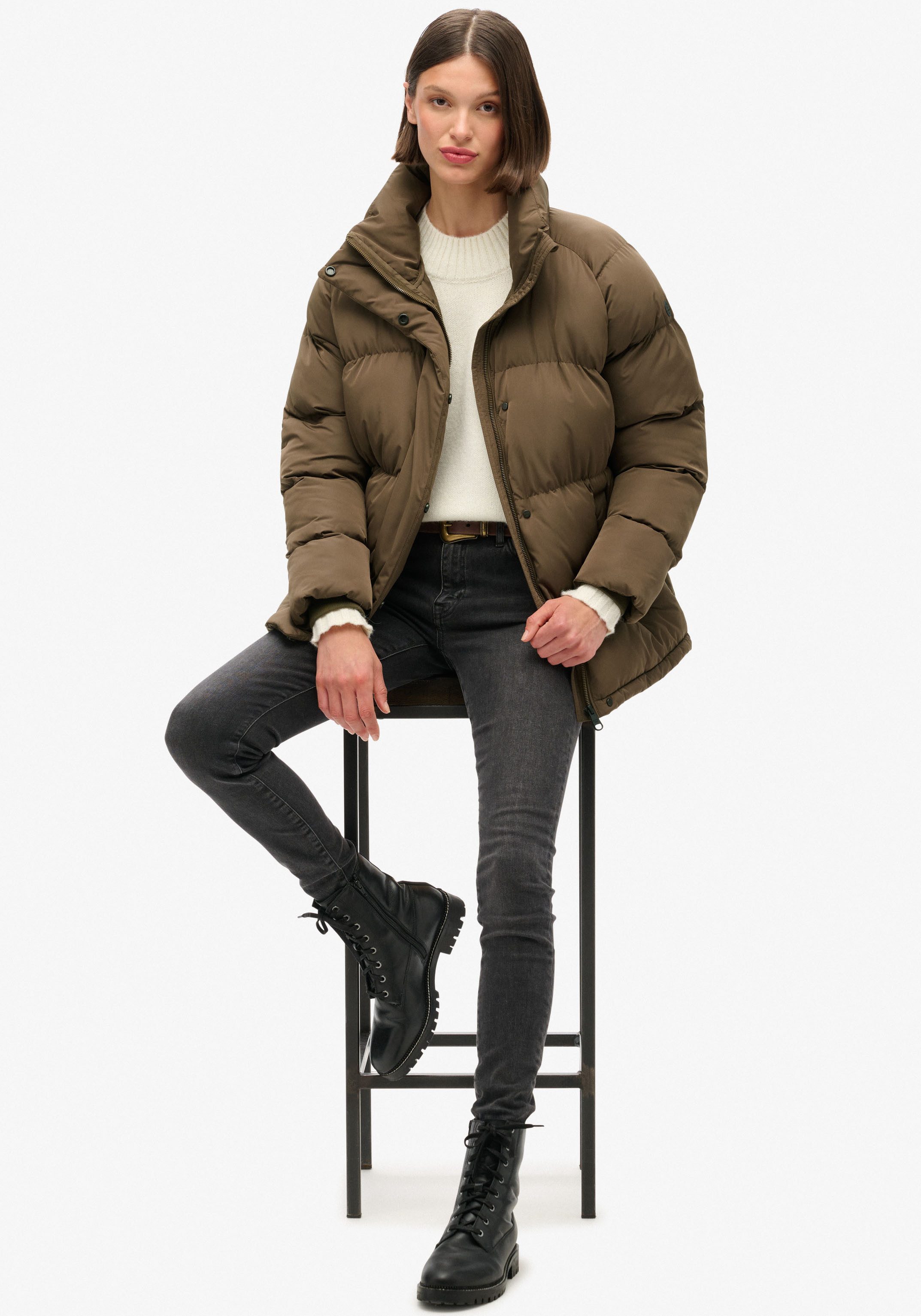 Superdry Gewatteerde jas MID LENGTH PUFFER JACKET