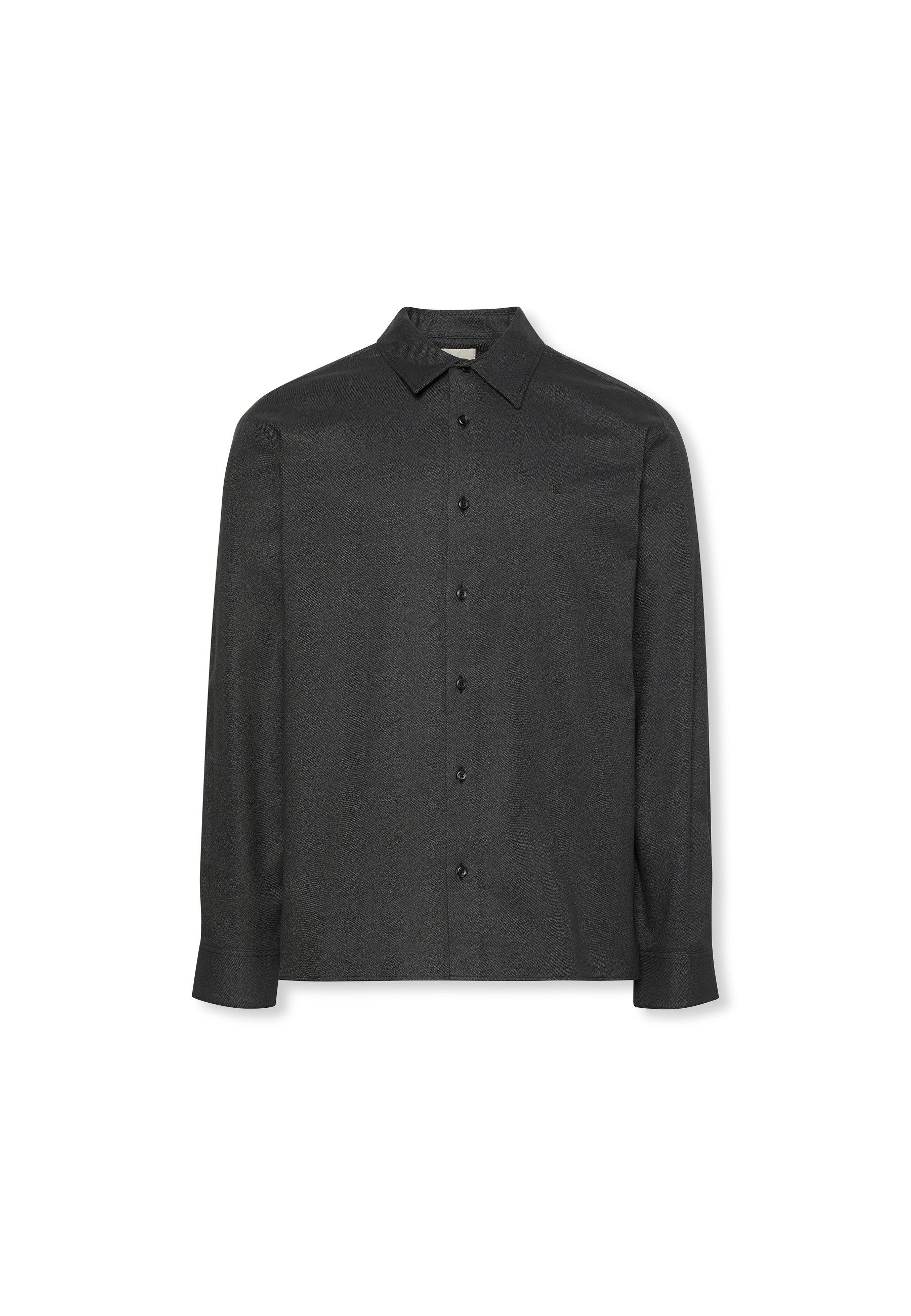 Calvin Klein Flanellen overhemd LS MELANGE FLANNEL EASY SHIRT