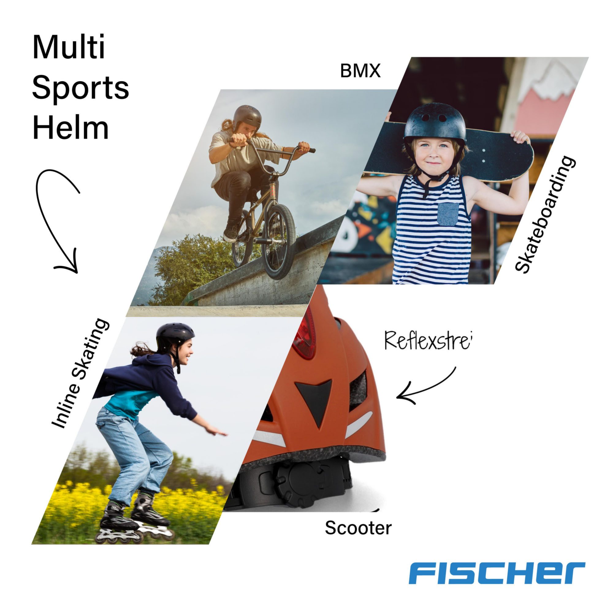 Fischer BMX-helm Jump S/M