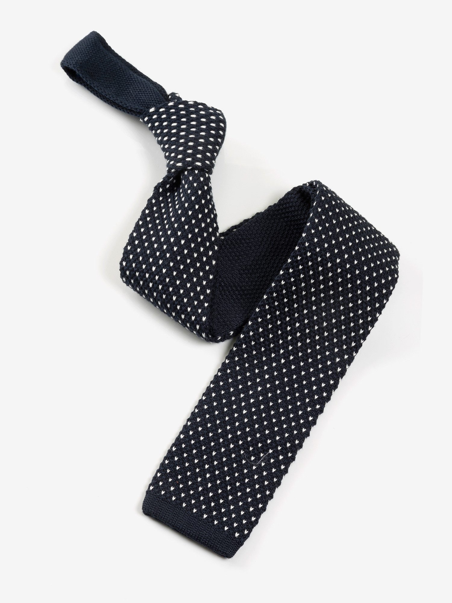 Cinque Stropdas met fijn houndstooth breipatroon (1 stuk)