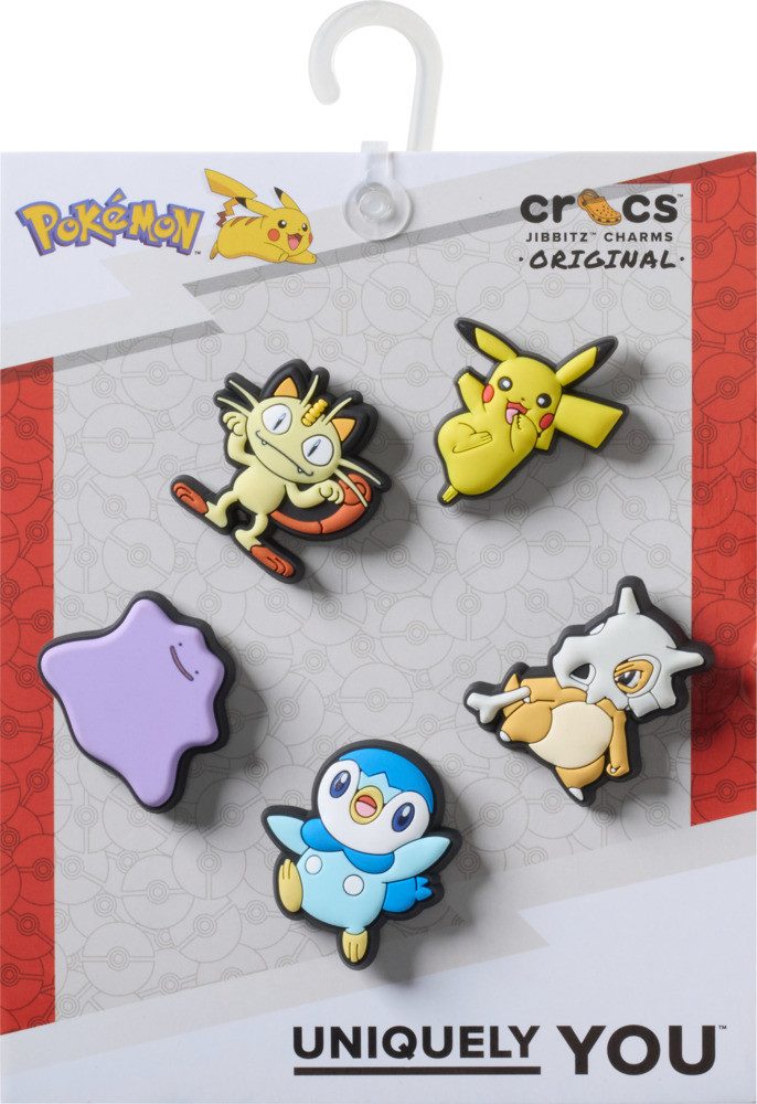 Crocs Schoenbutton Jibbitz™ Pokemon Variety (set, 5-delig, Geen speelgoed. Niet geschikt voor kinderen jonger dan 3 jaar)