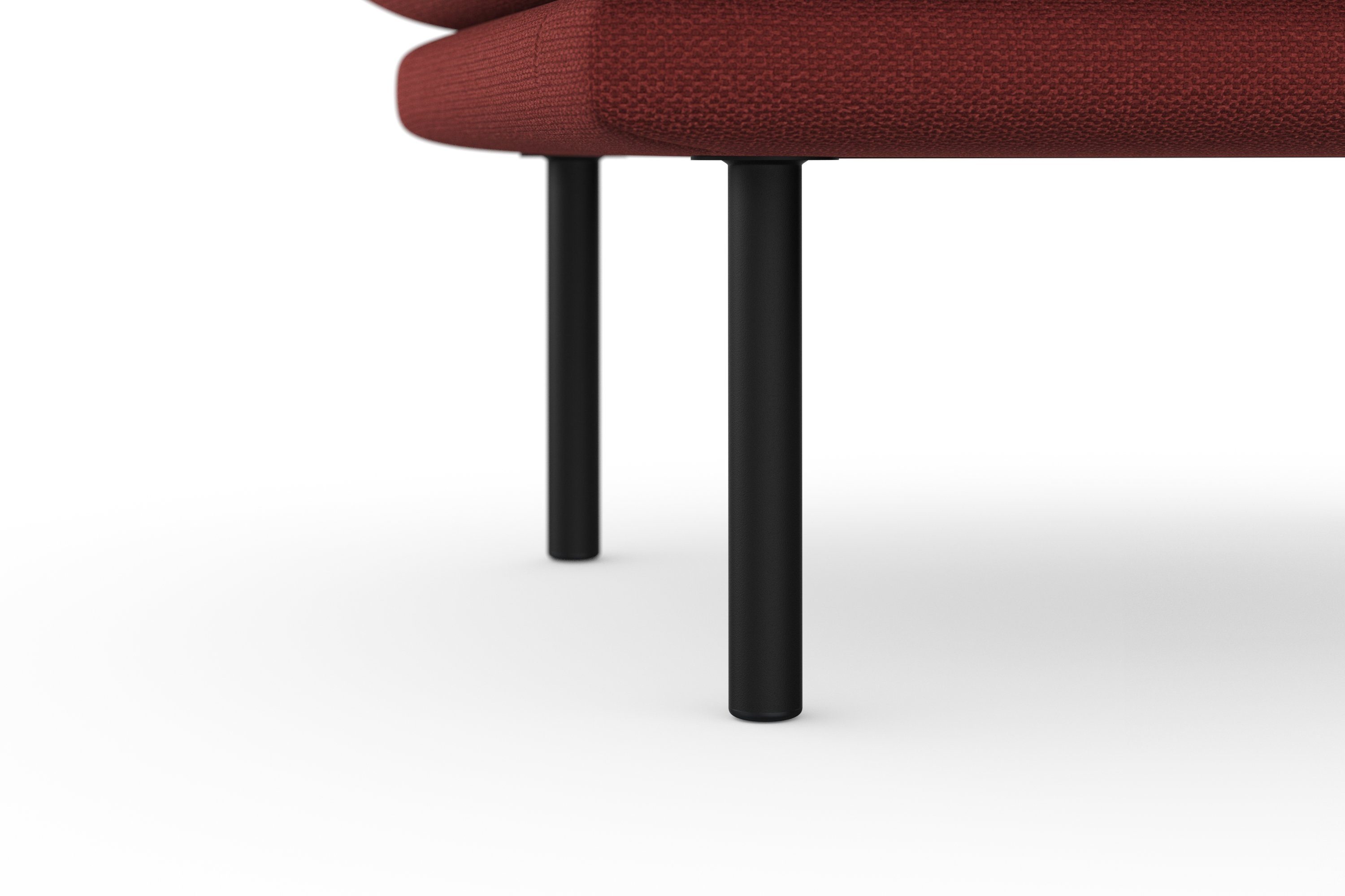 andas Hocker Stine Bijzonder design door kussen-look en opstaande naad, by Morten Georgsen