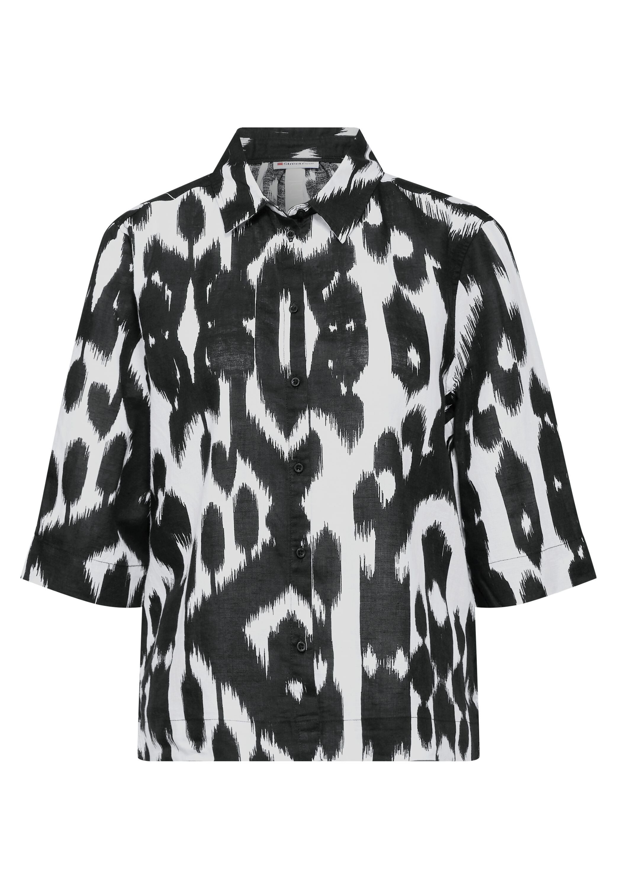 STREET ONE Overhemdblouse met print all-over