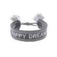 engelsrufer armband good vibes happy dreams, erb-goodvibes-hd grijs