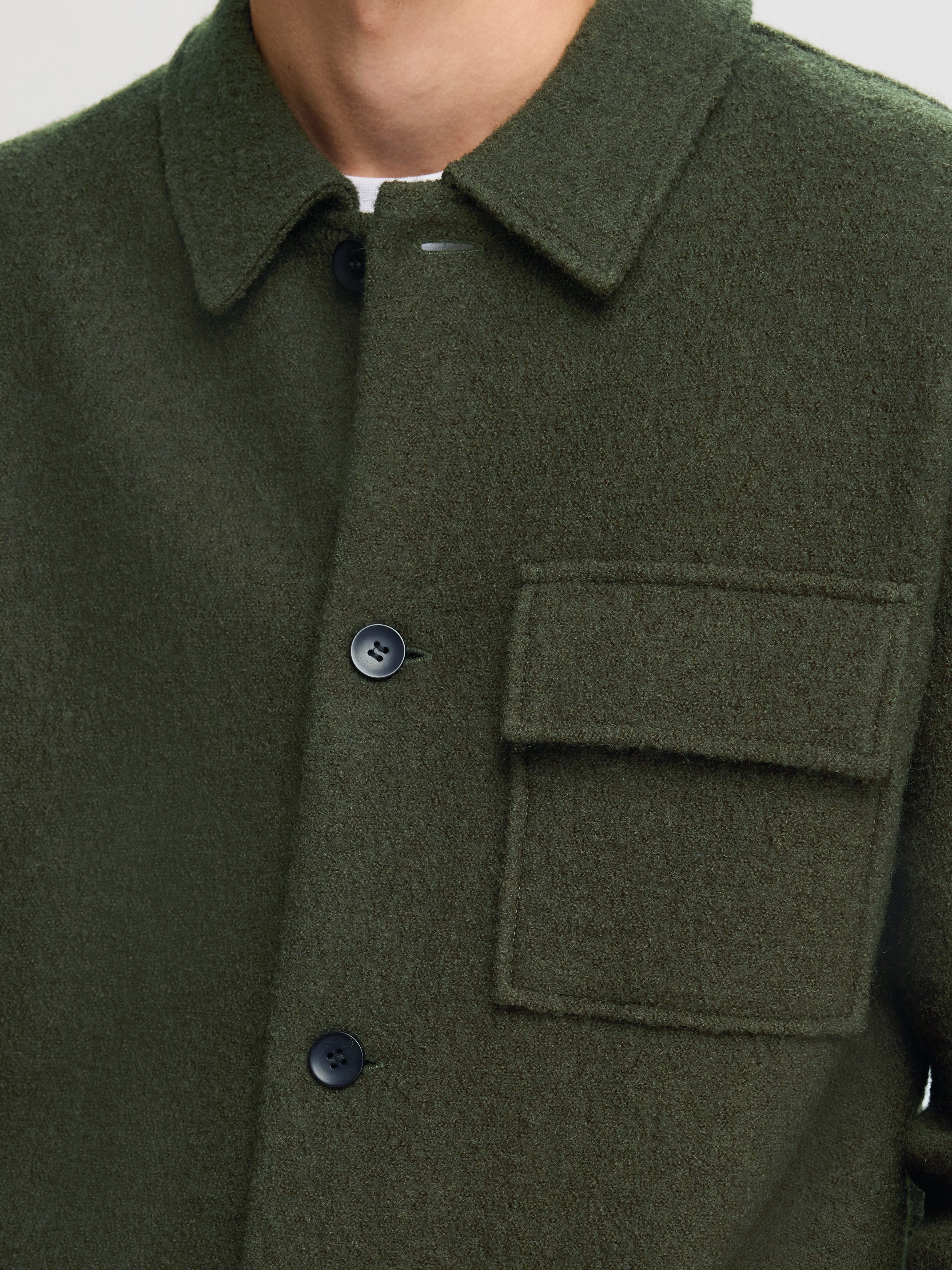 SELECTED HOMME Vest SLHNEALY LS KNIT SHIRT JACKET NOOS