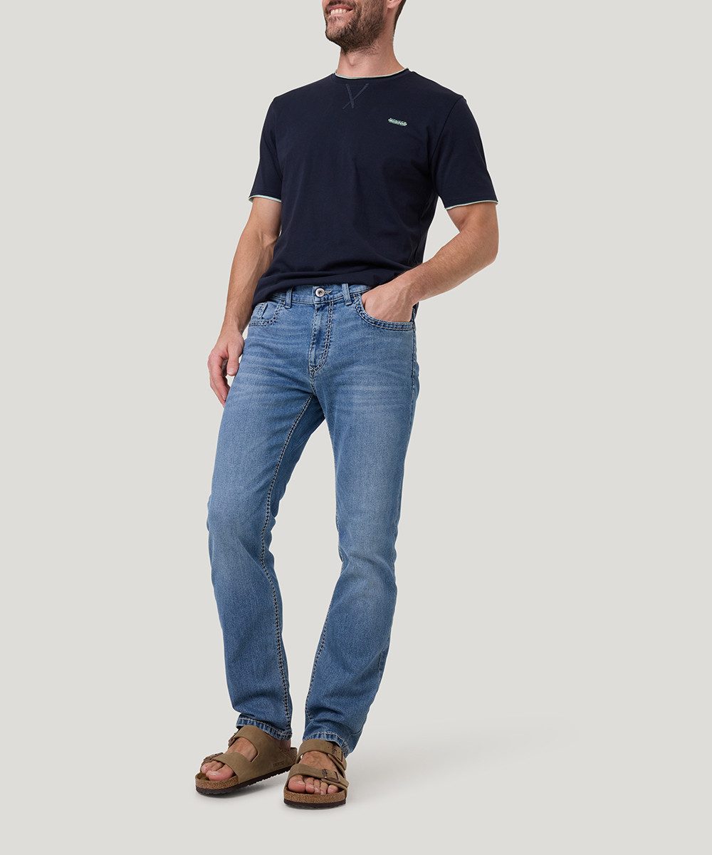Pioneer Authentic Jeans Straight jeans Rando dikke naden