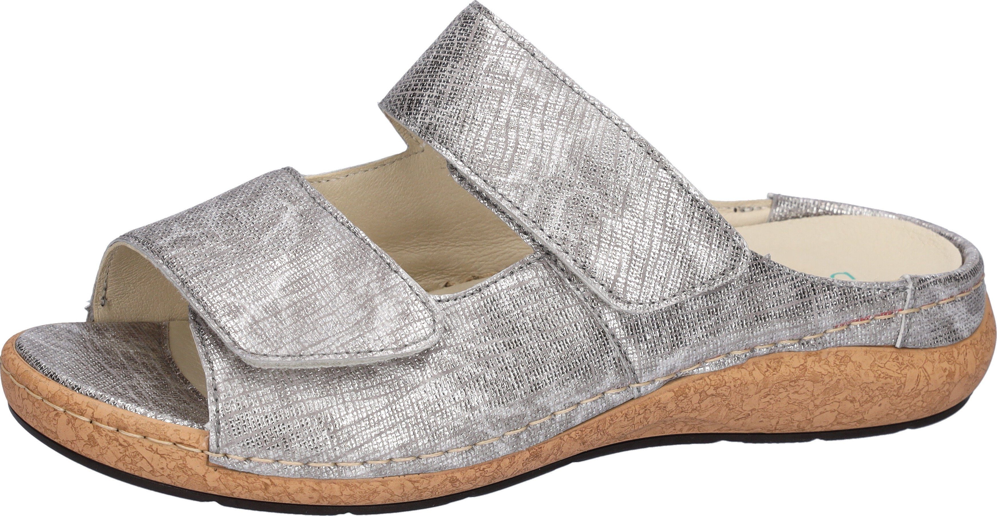 Waldläufer Slippers K-Heliett sleehak, zomerschoen, slippers, klittenband, k-breedte