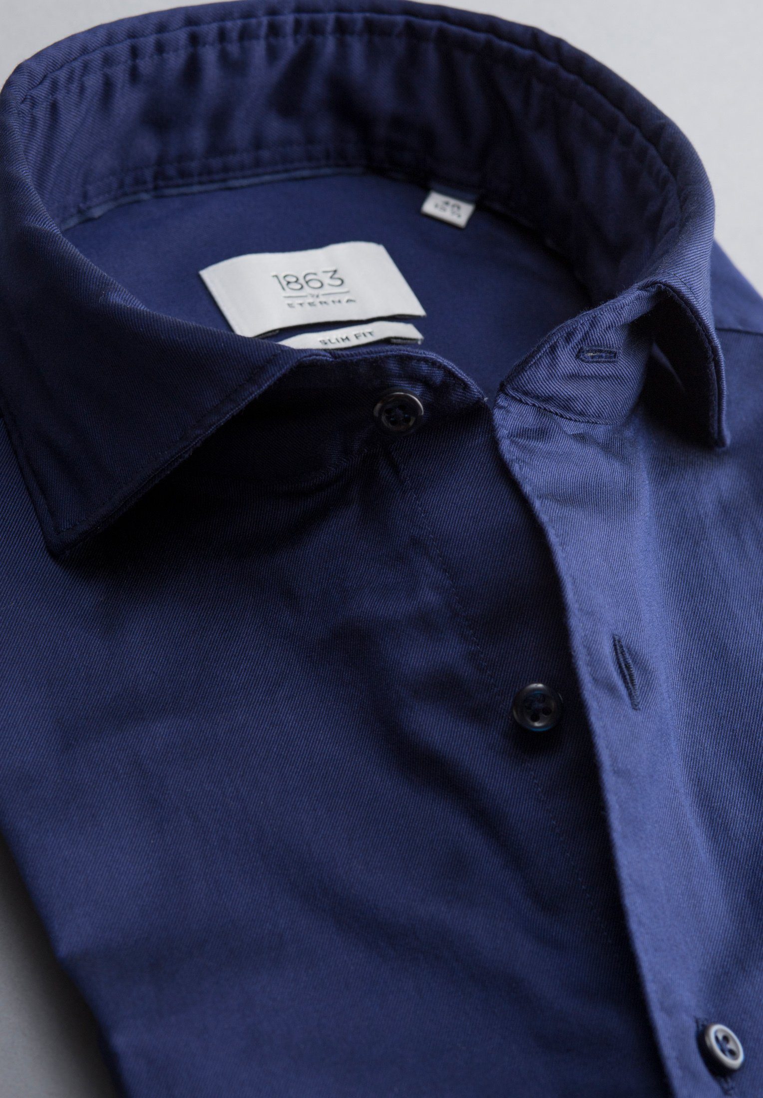 Eterna Overhemd met lange mouwen Slim fit EASY IRON (gemakkelijk te strijken)