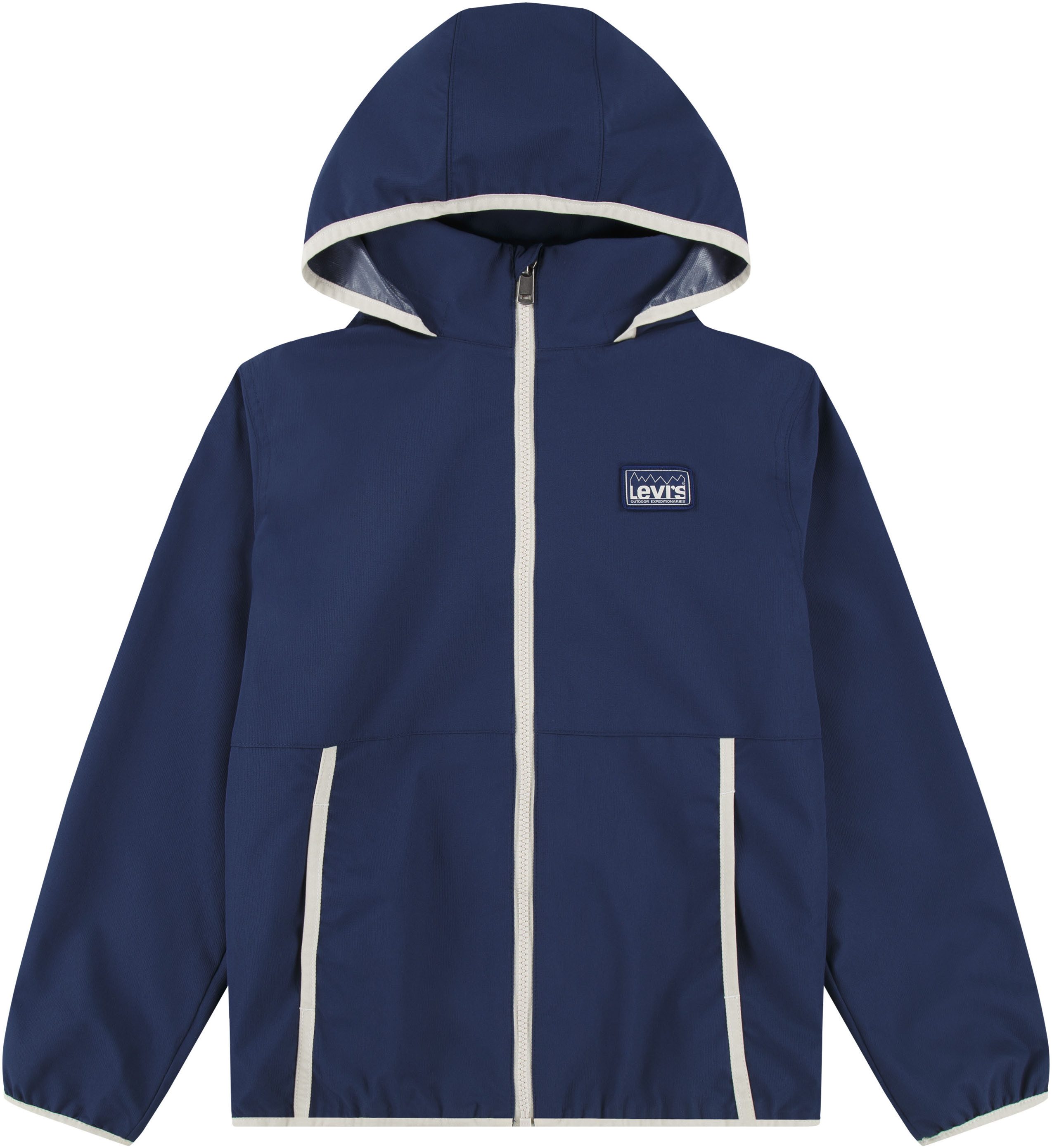 Levi's Kidswear Windbreaker LVB STOWAWAY HOOD met contrasterende accenten